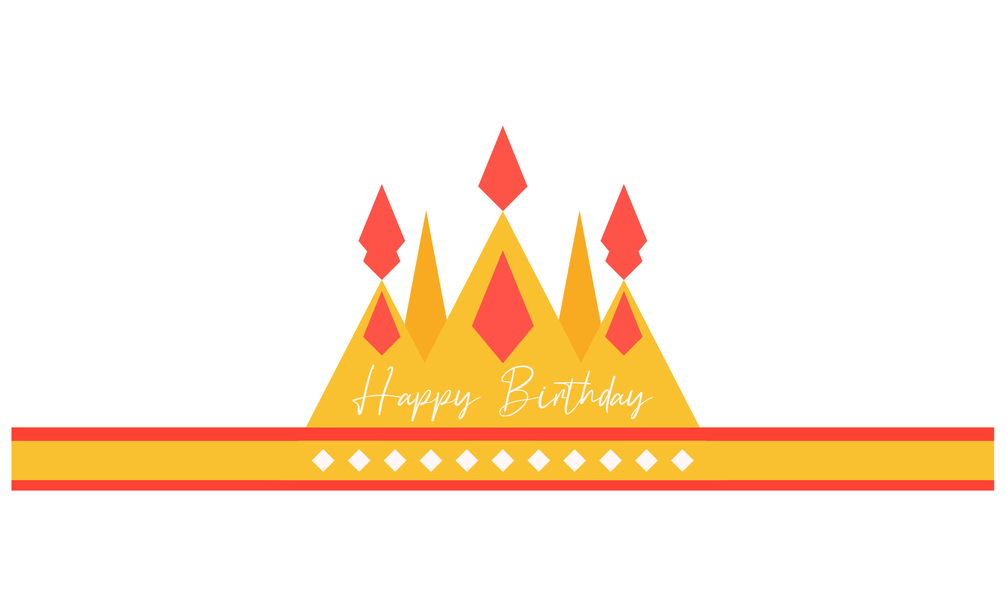 Printable Birthday Crowns for Students