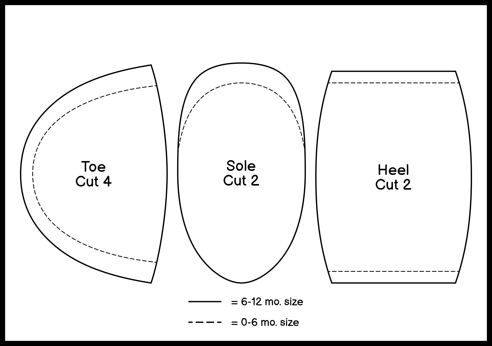 Printable Crochet Baby Bootie Patterns