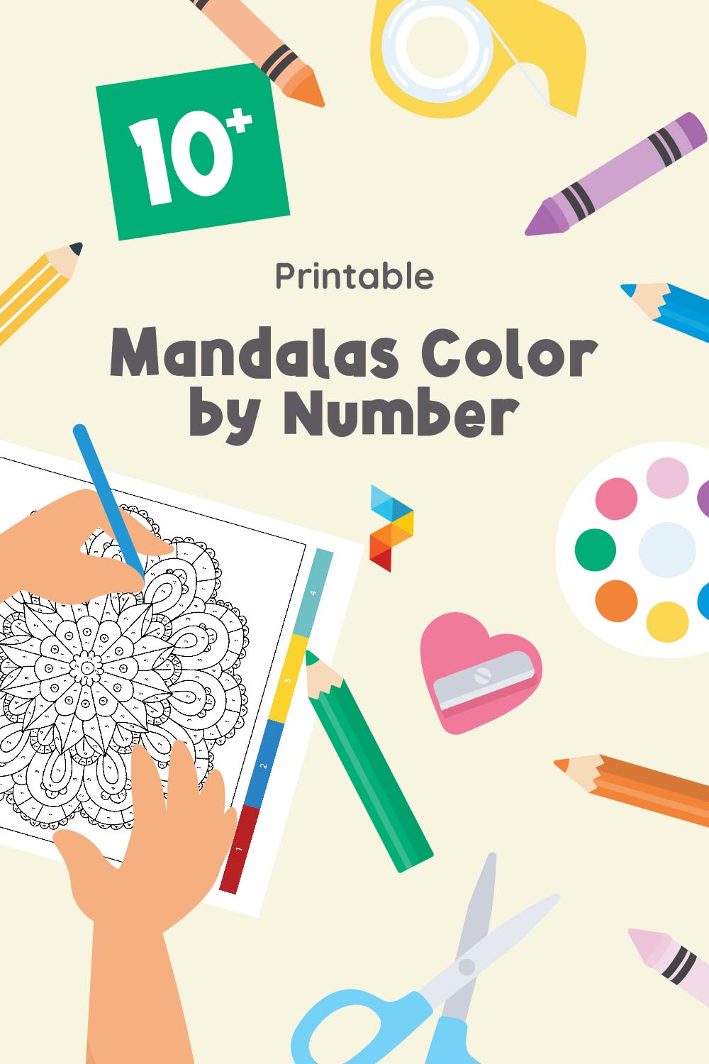 Mandalas Color By Number