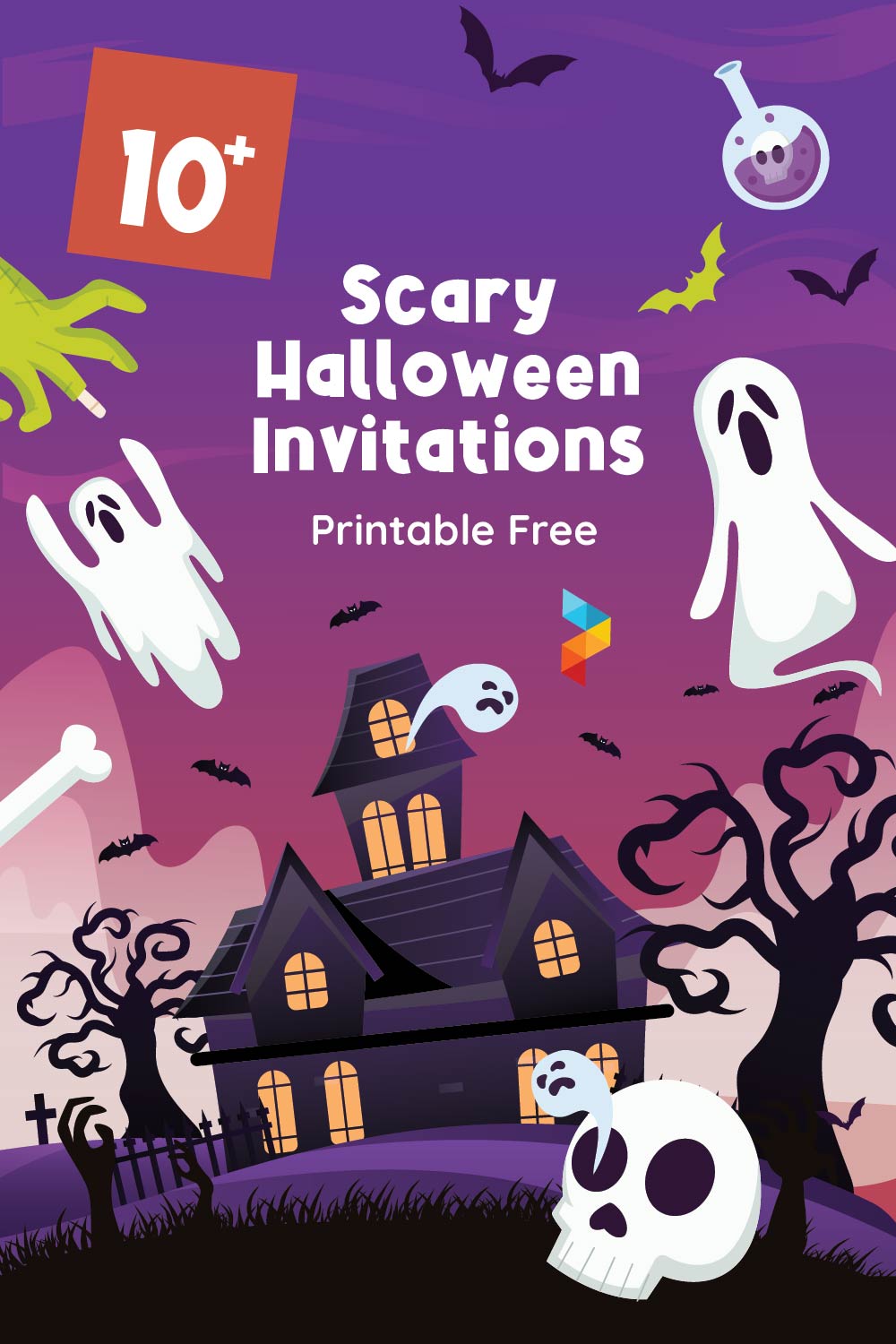 Scary Halloween Invitations