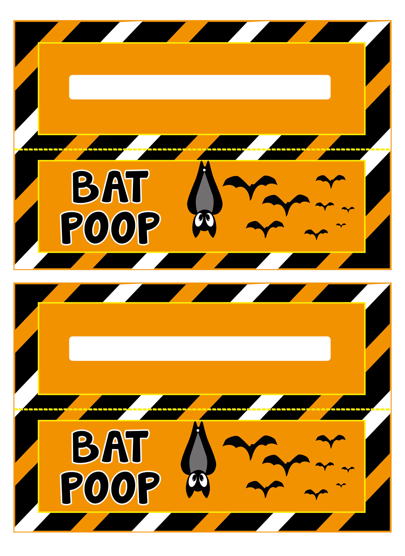 Bat Poop Baggies for Trick or Treat