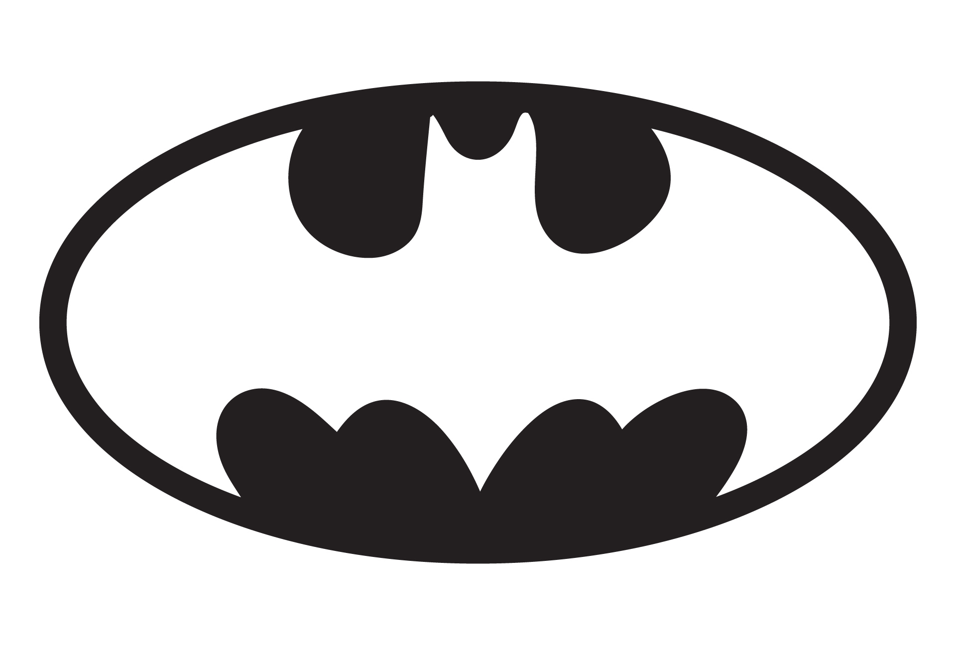 Batman Logo Pumpkin Carving Stencils Printable