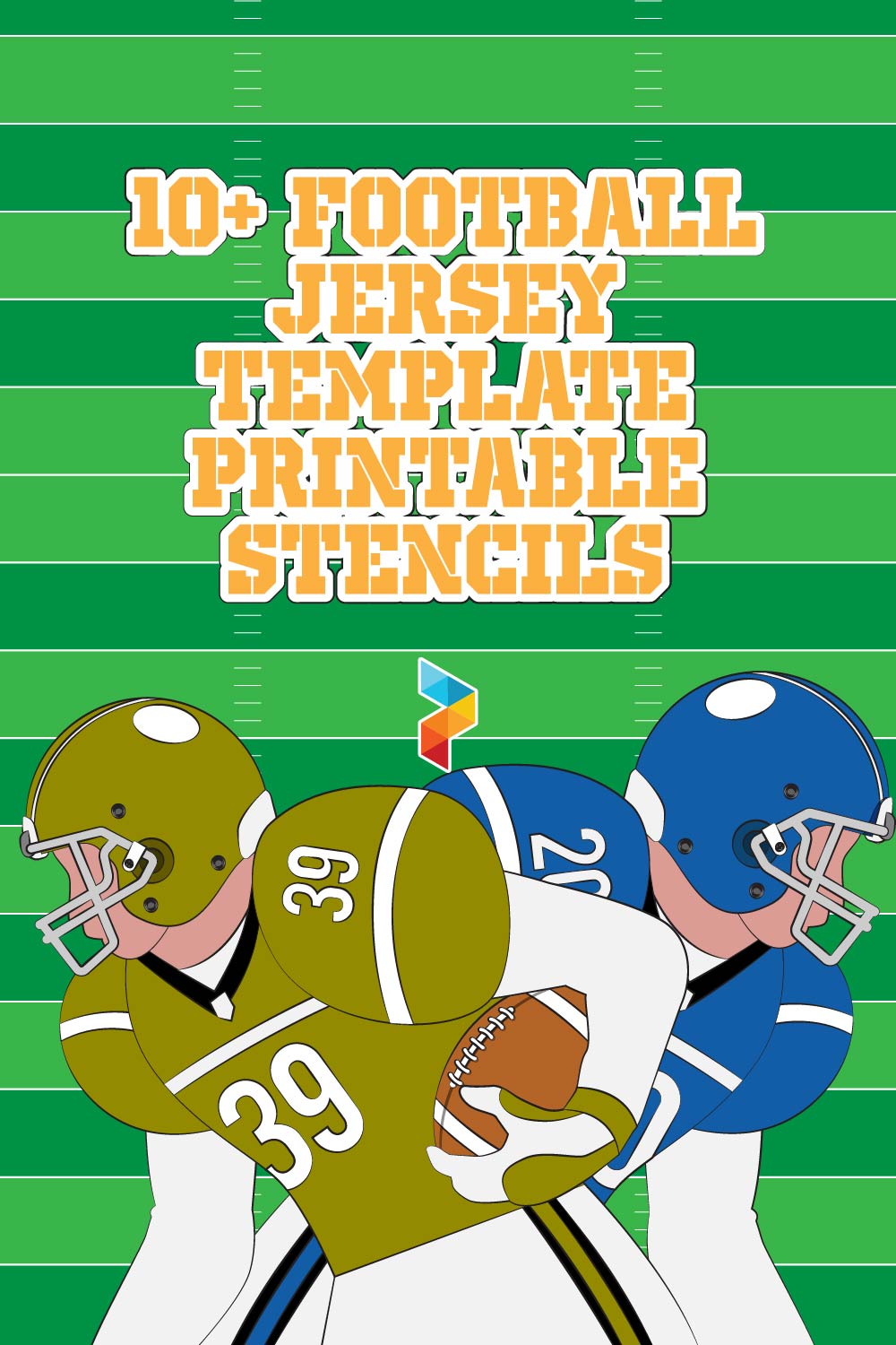 Football Jersey Template  Stencils