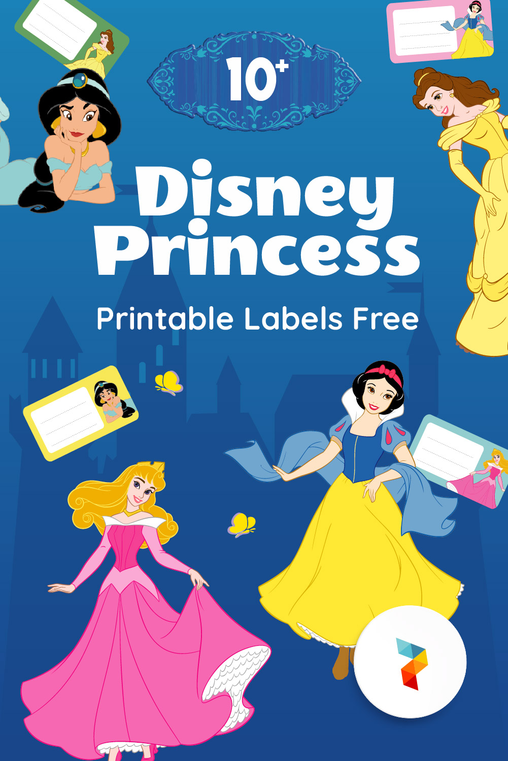 Disney Princess  Labels