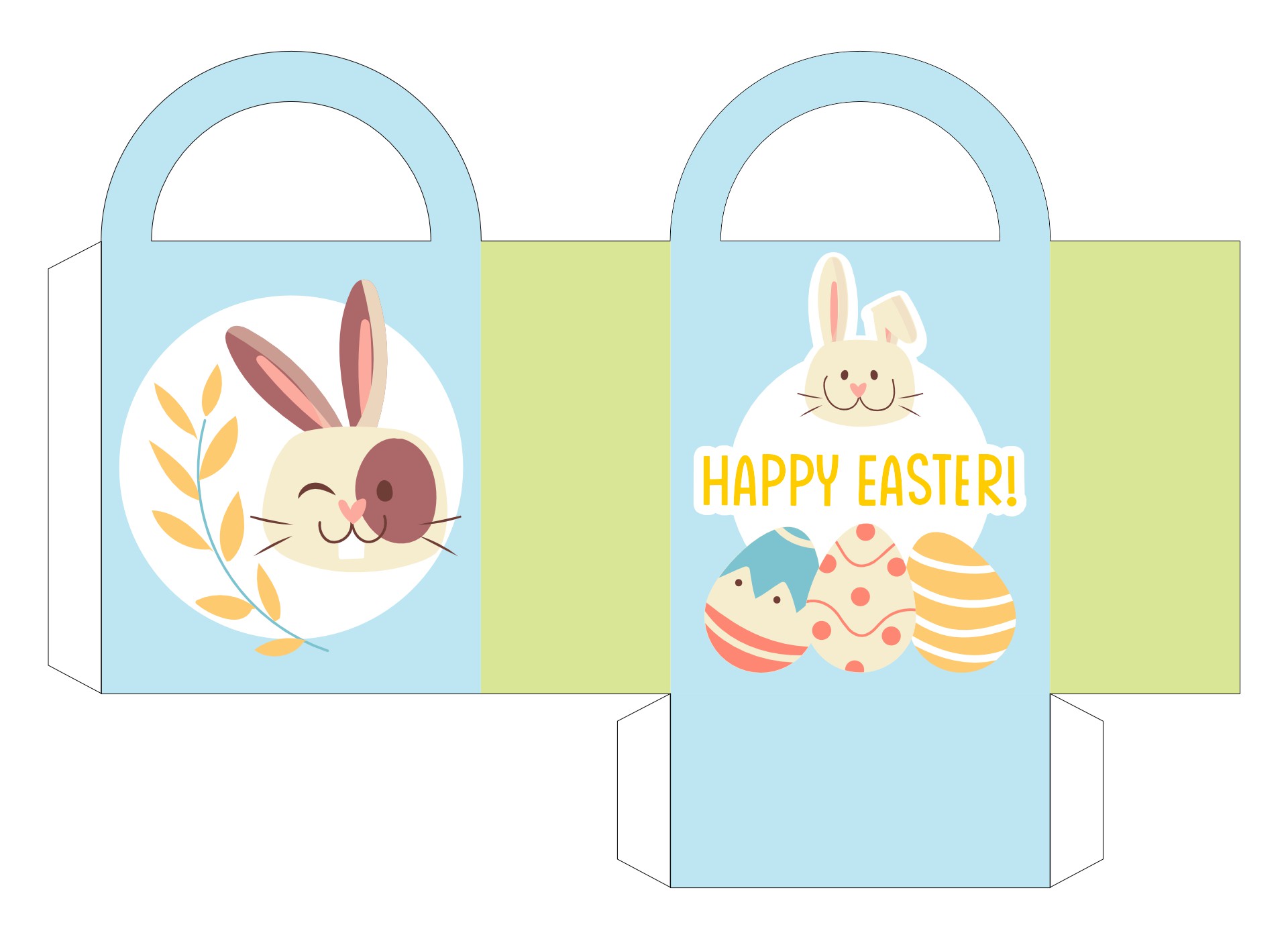 Easter Printable Treat Bag Designs