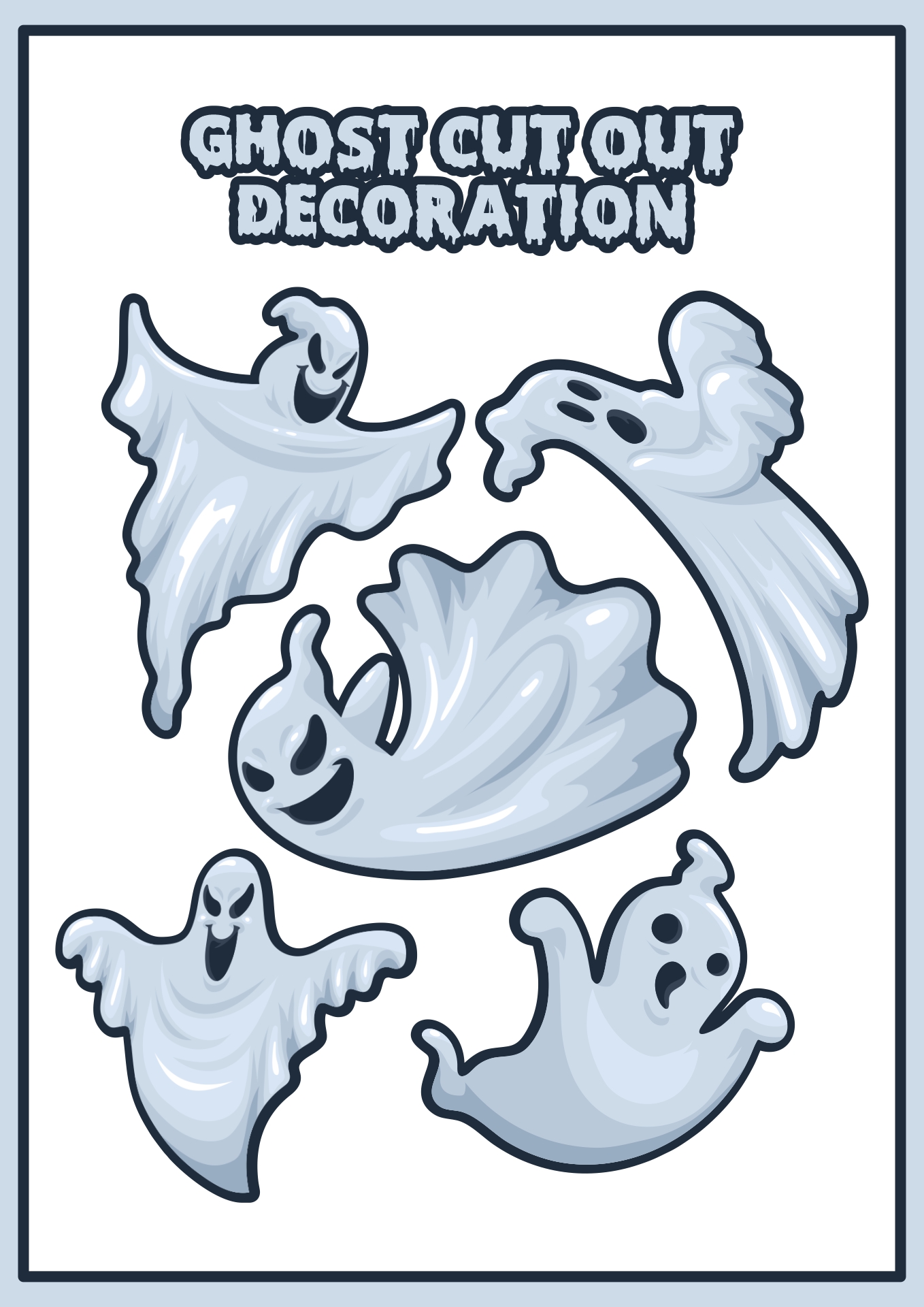 Ghost Cut Out for Decorations