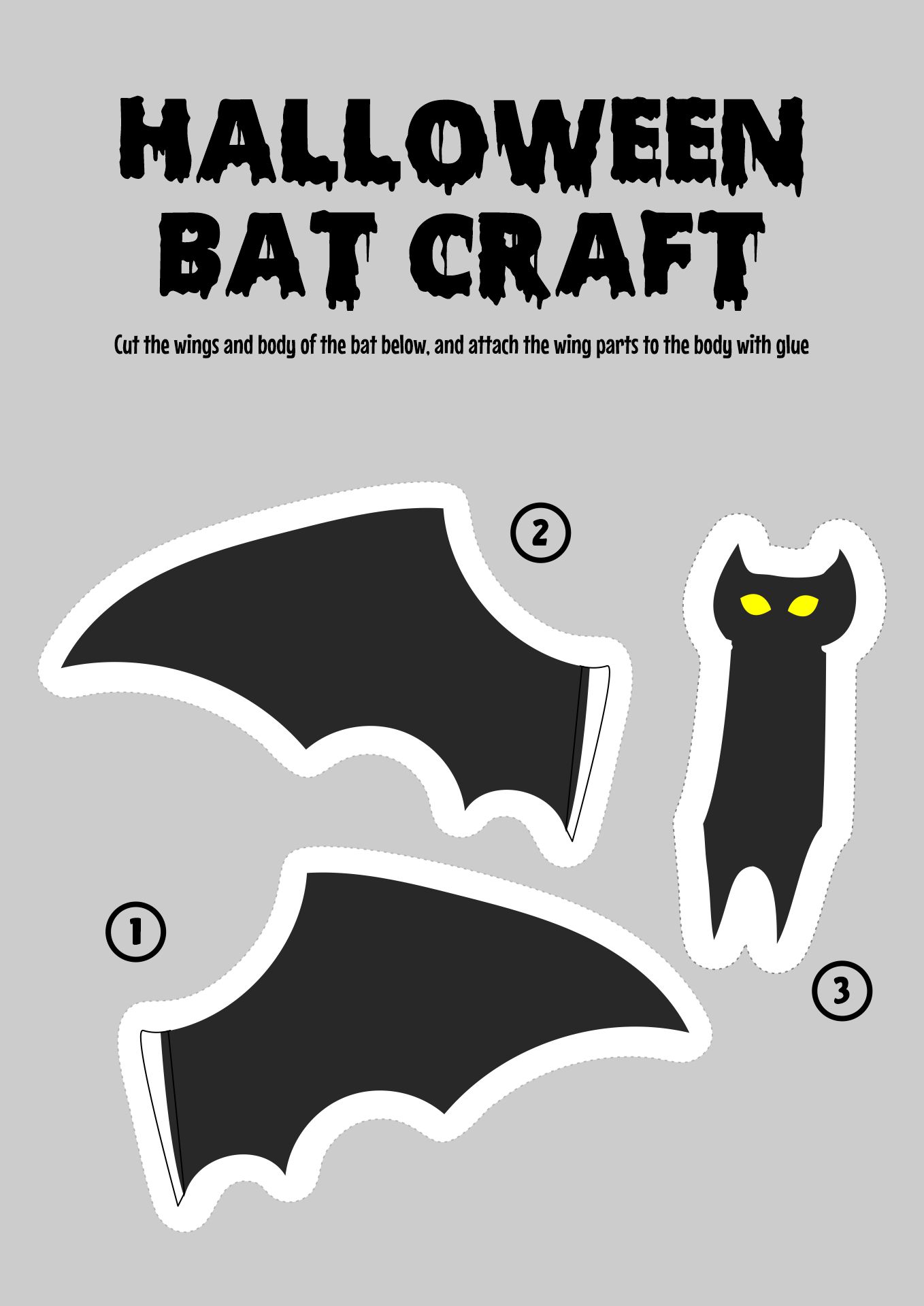 Halloween Bat Crafts for Preschoolers