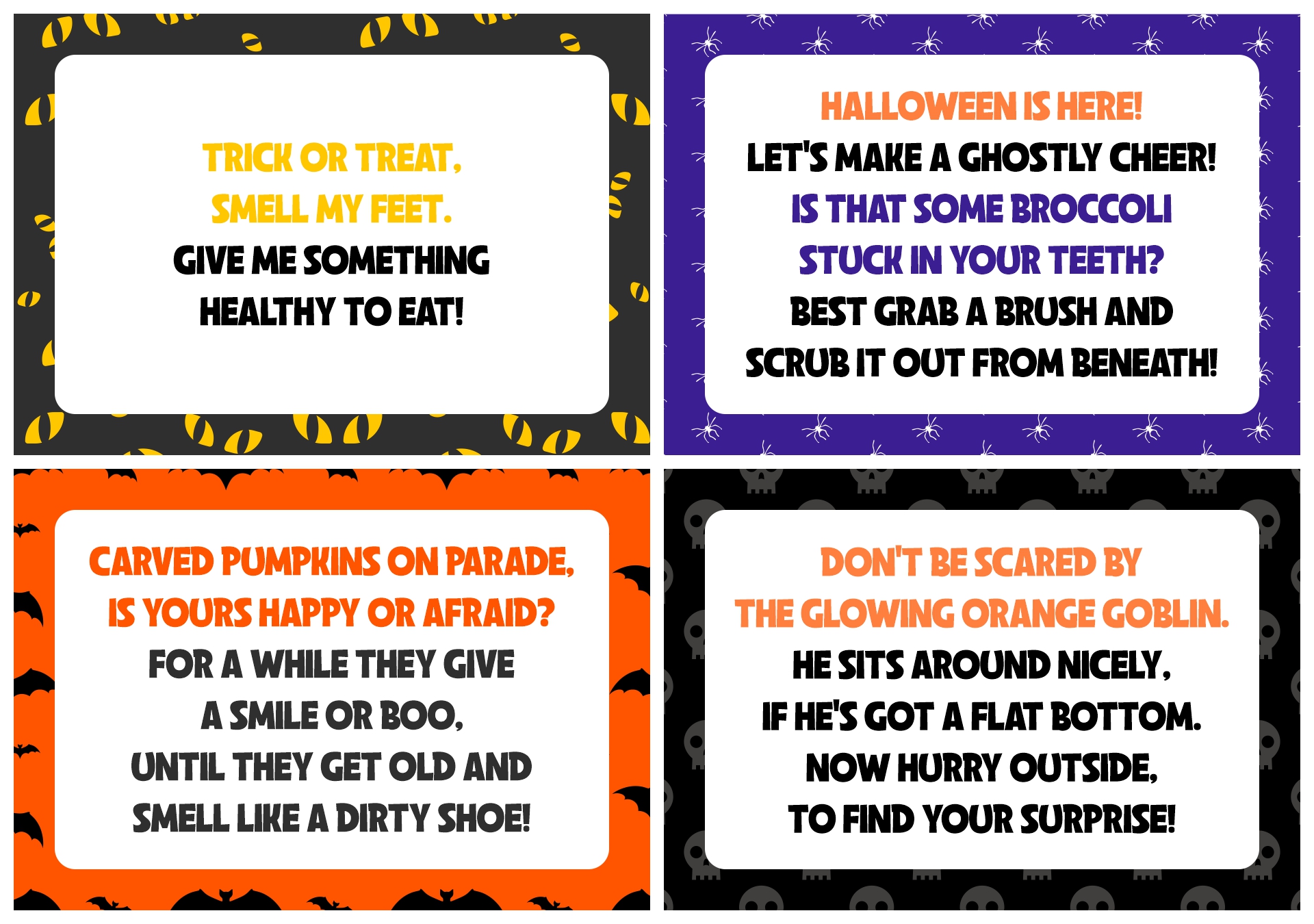 Haunted House Printable Scavenger Hunt Clues