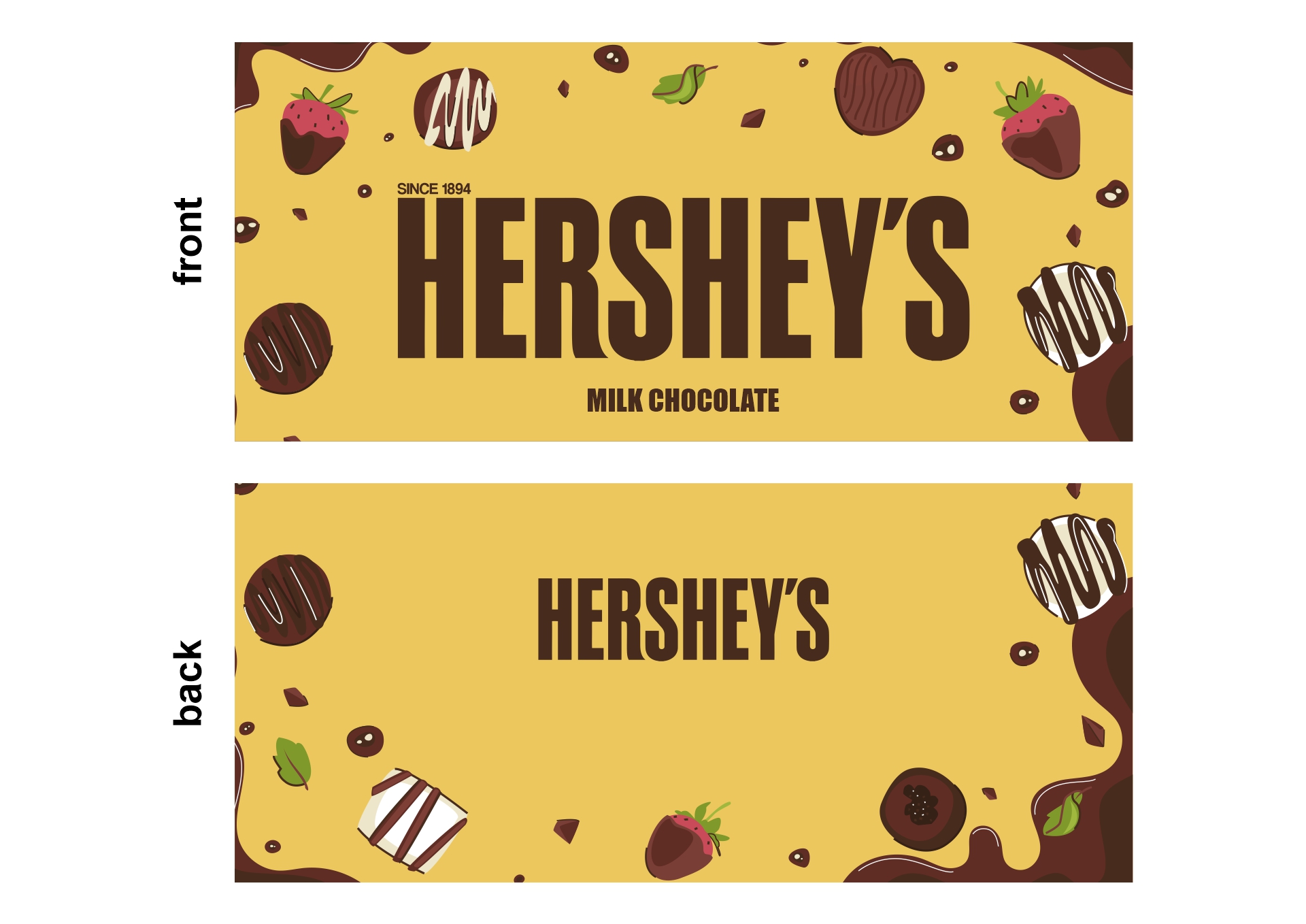 Hershey Bar Custom Wrappers Printable