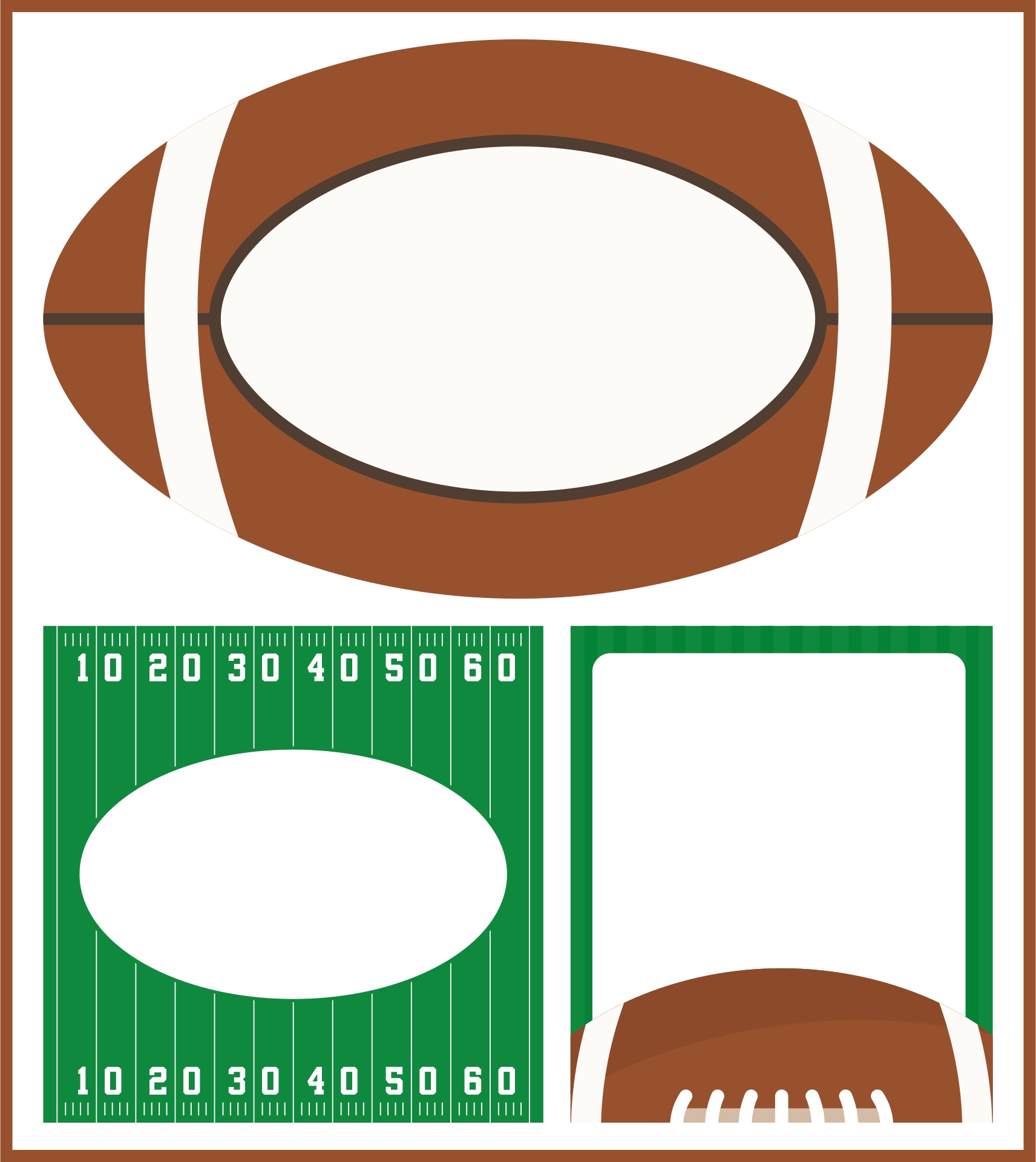 Kids Football Theme Printables