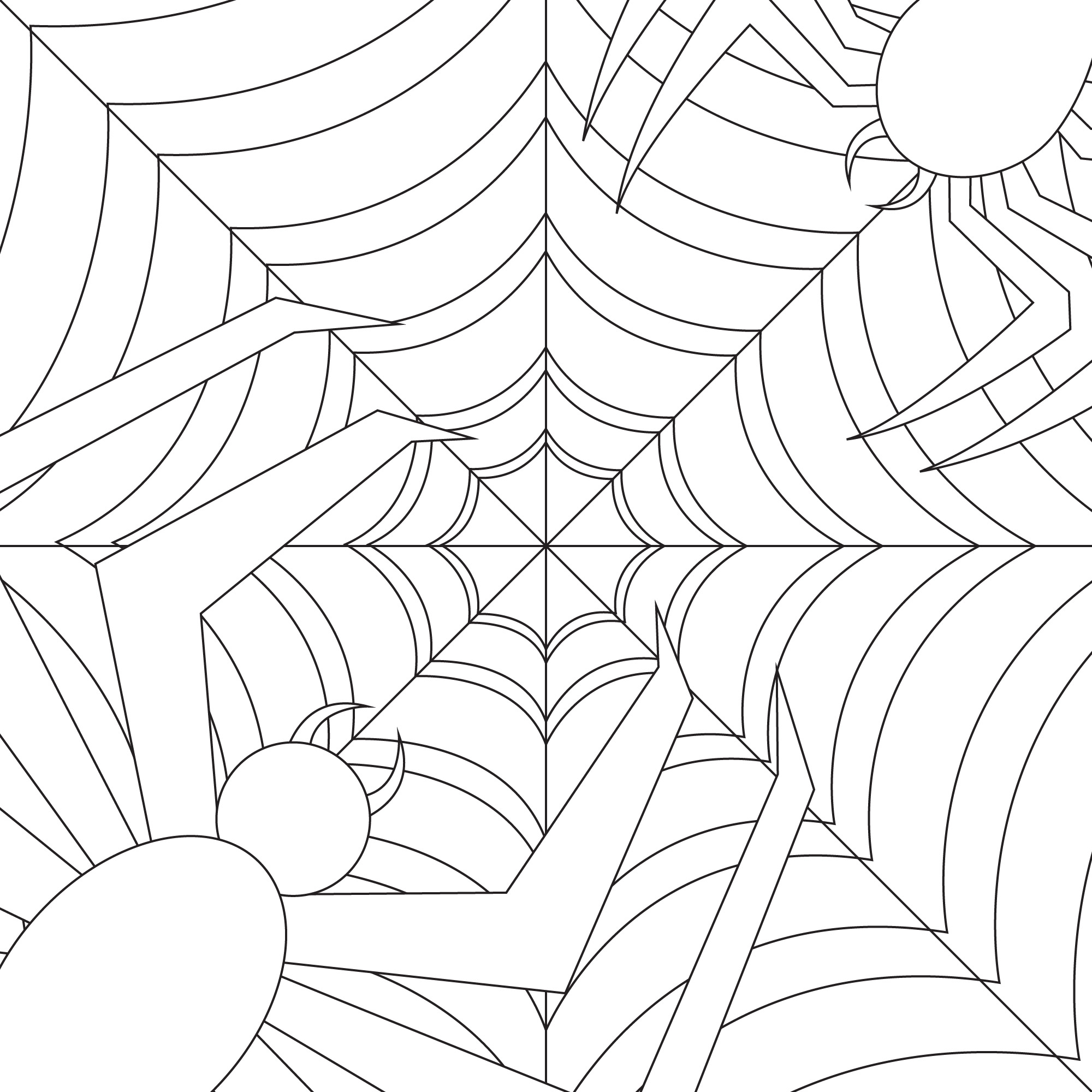 Kids Spider-Man Symbol Coloring Pages Printable