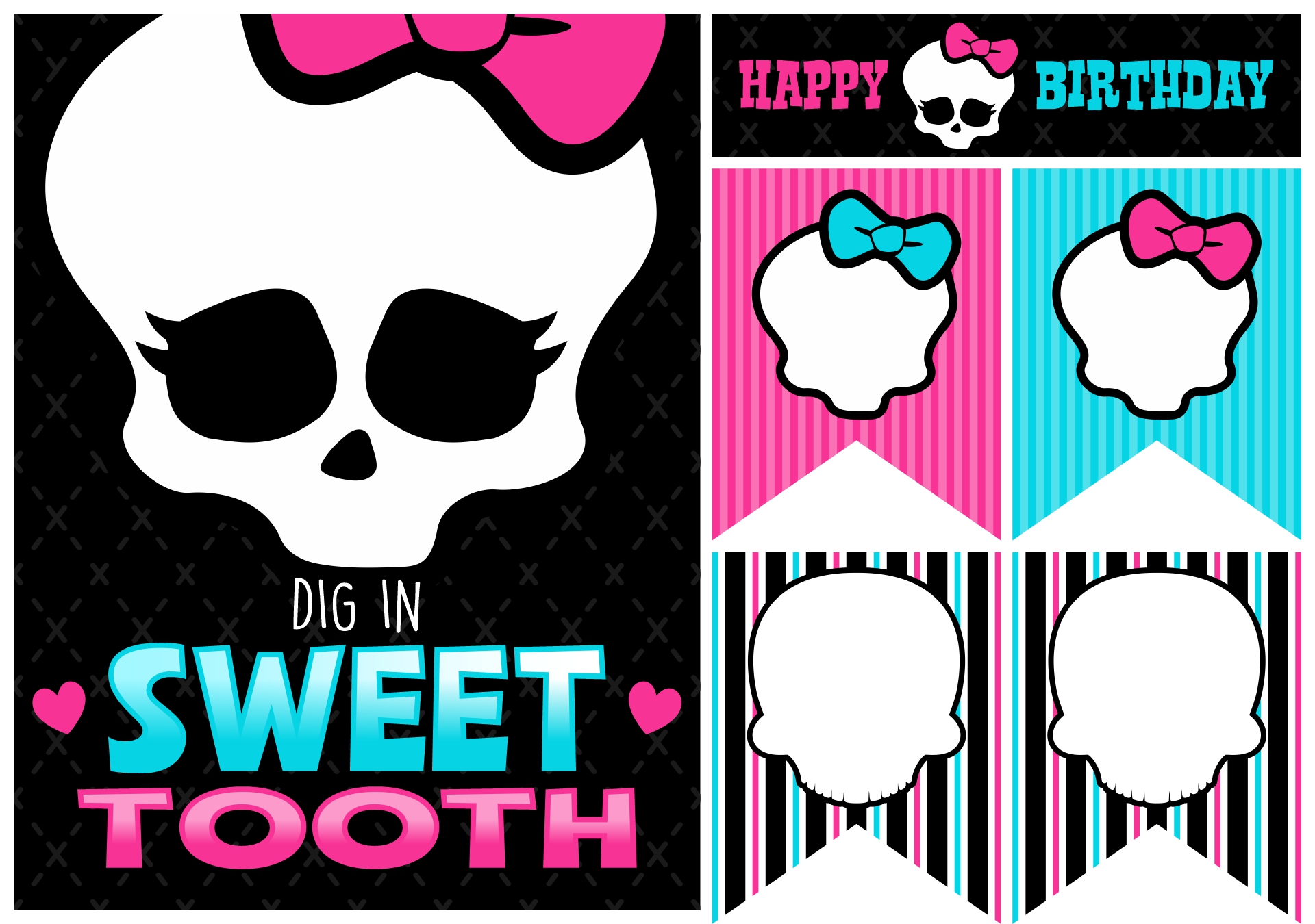 Monster High Themed Party Decorations