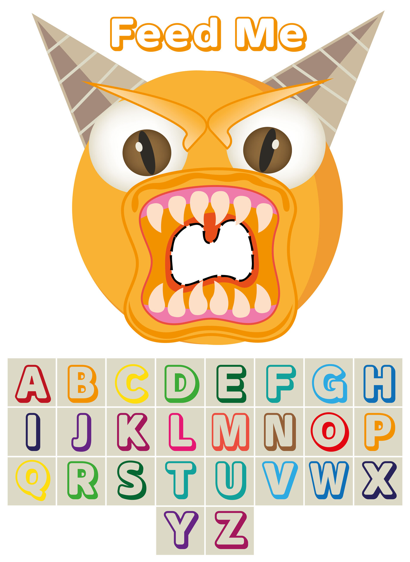 Preschool Monster Alphabet Activity