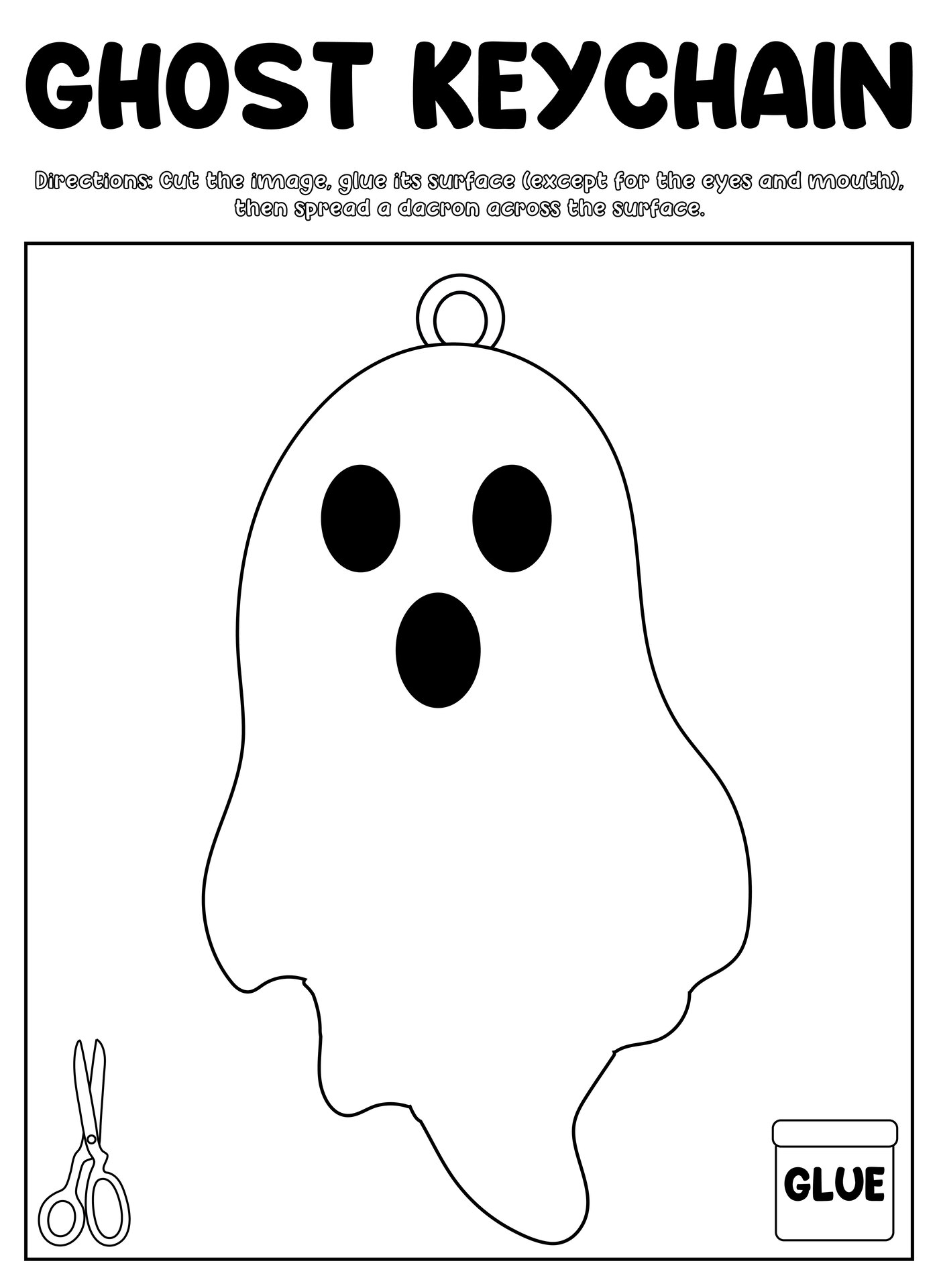 Printable Ghost Craft Ideas for Preschoolers