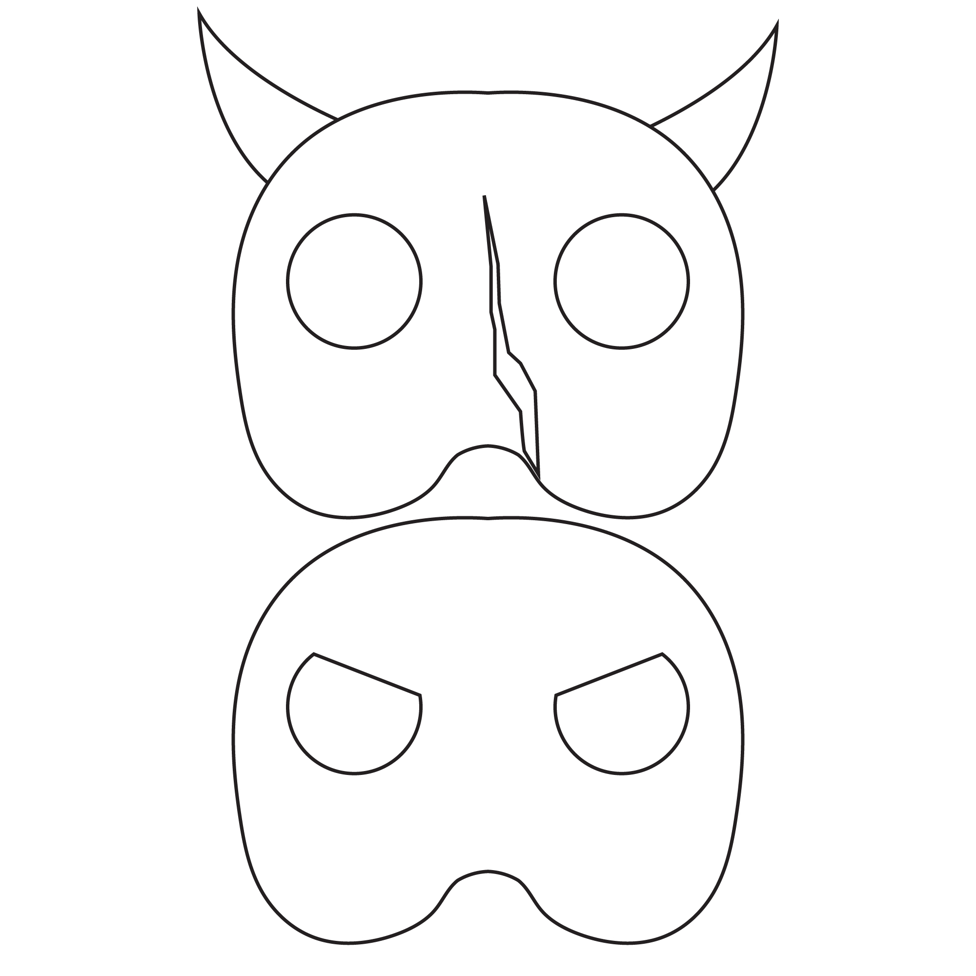 Ghost Mask Template - 15 Free PDF Printables | Printablee