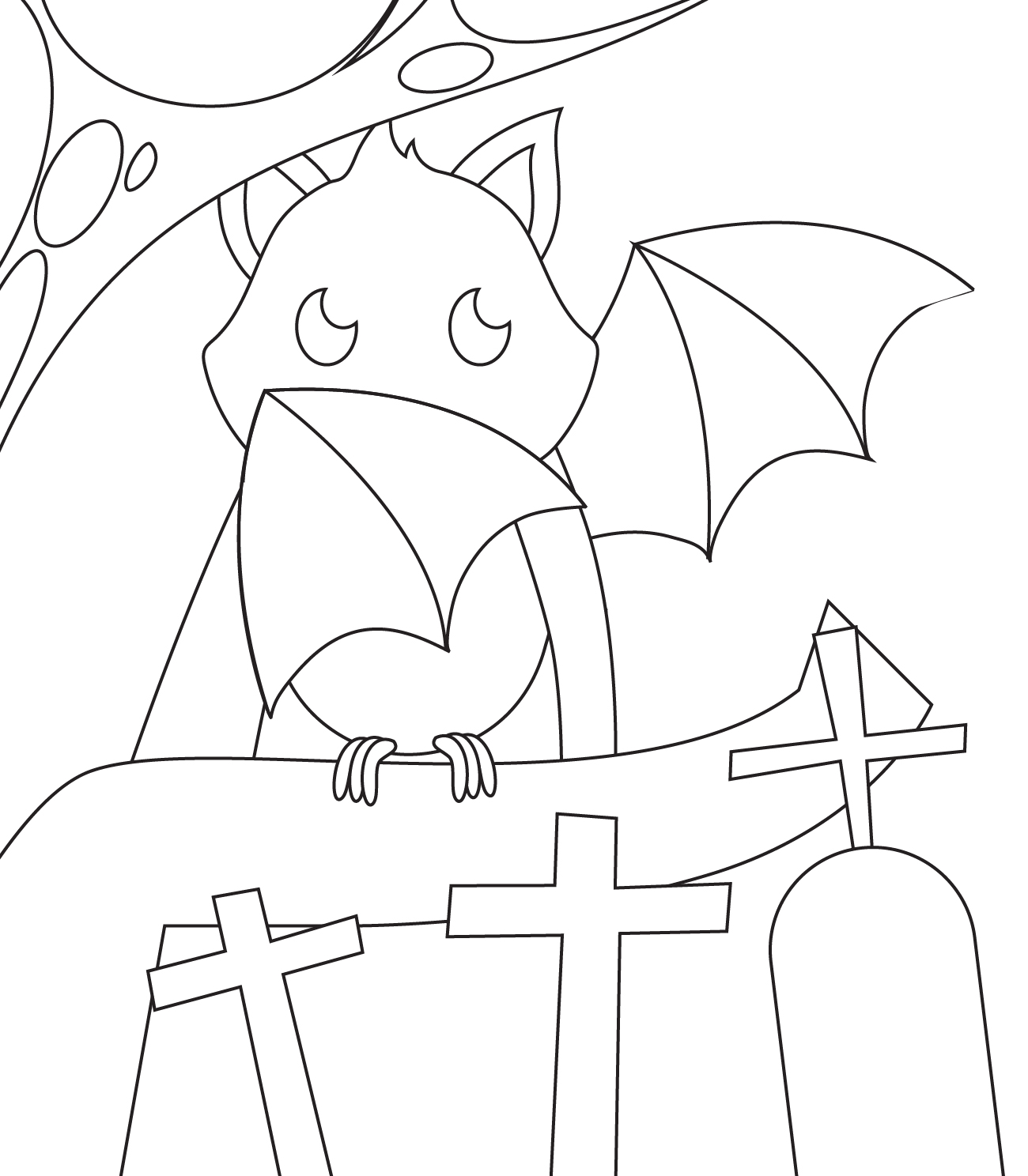 Printable Images of Vampire Bats for Kids