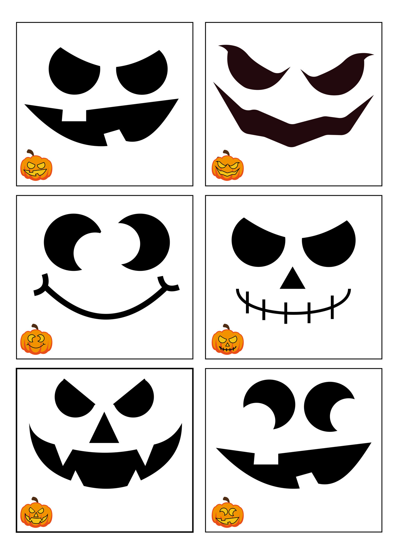 Printable Jack O Lantern Carving Patterns