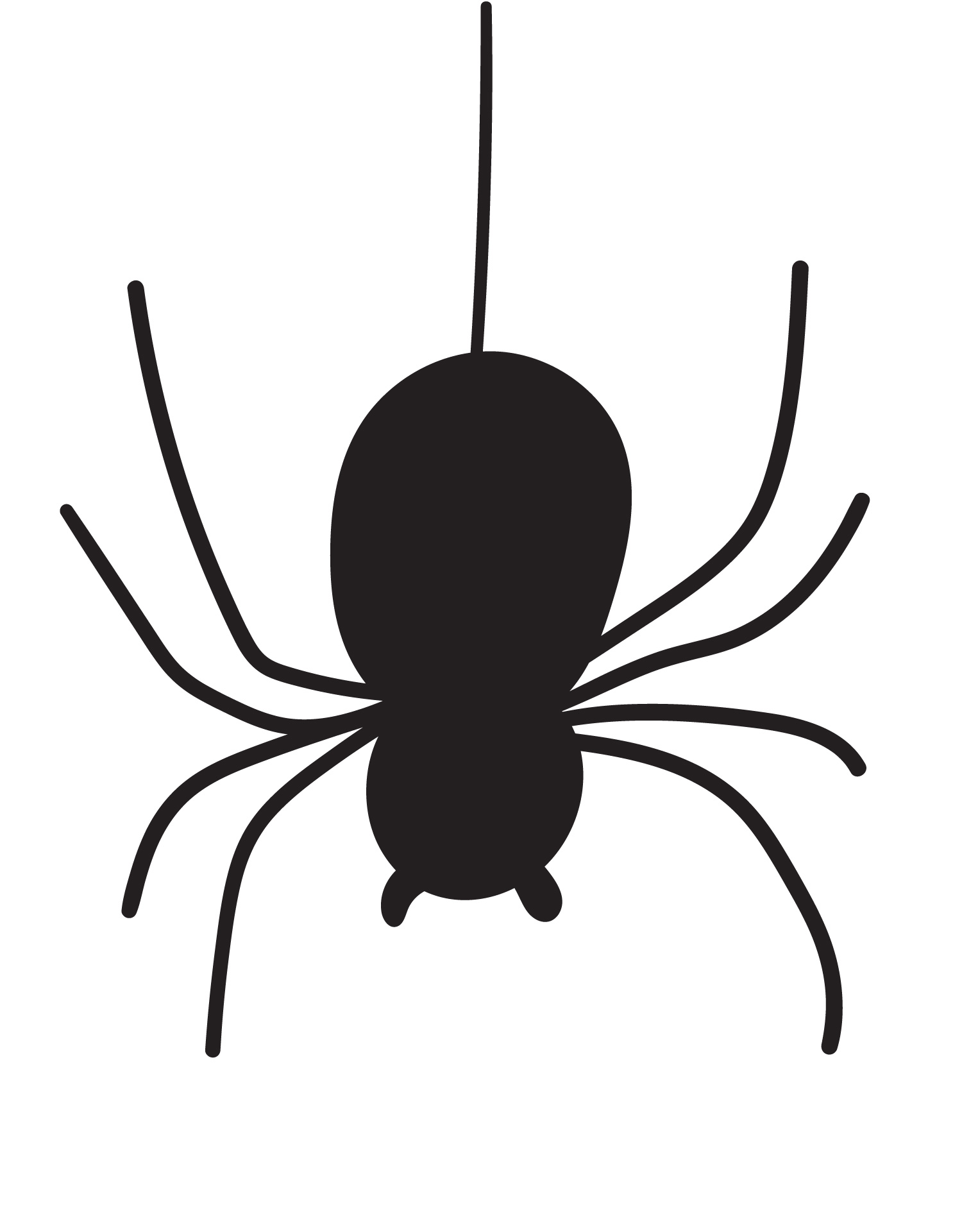 Printable Spider Decorations for Halloween