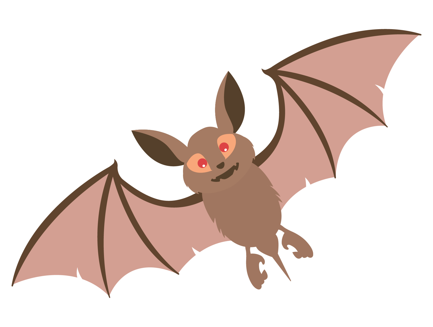 Printable Vampire Bat Illustrations