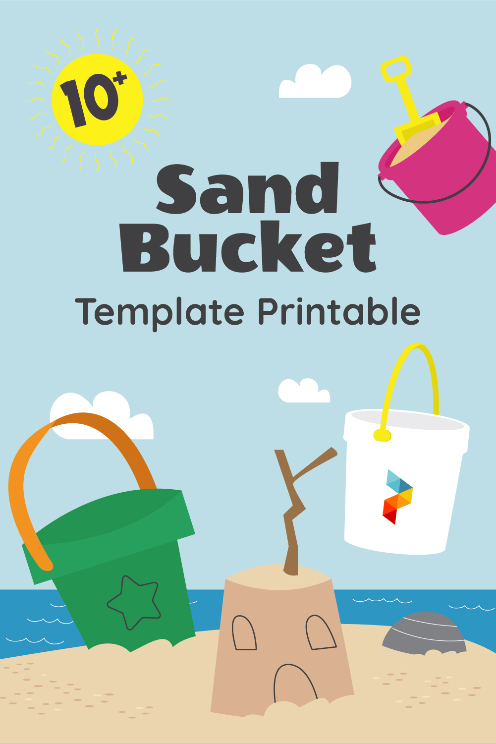 Sand Bucket Template