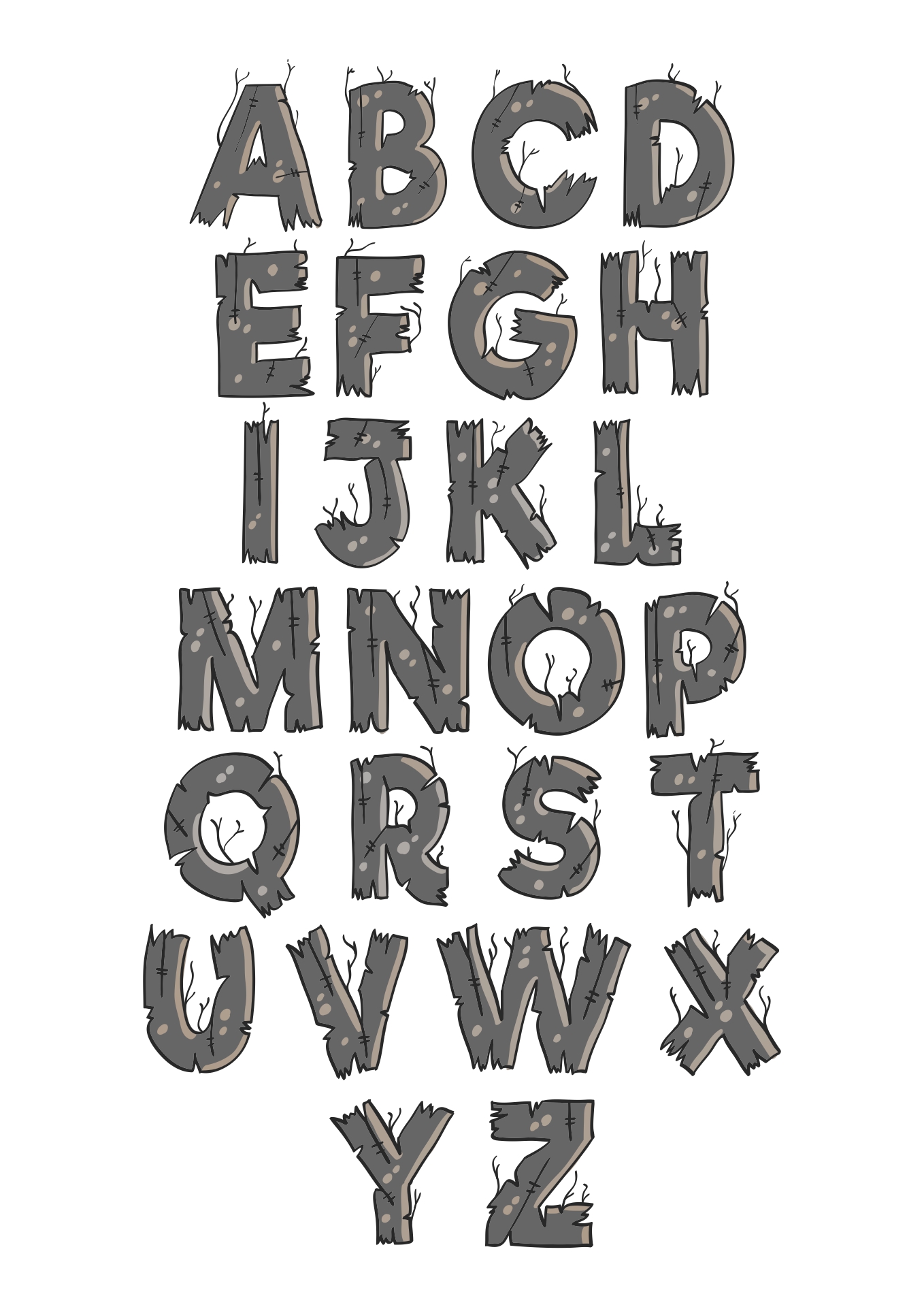 Scarecrow-Themed Alphabet Printables