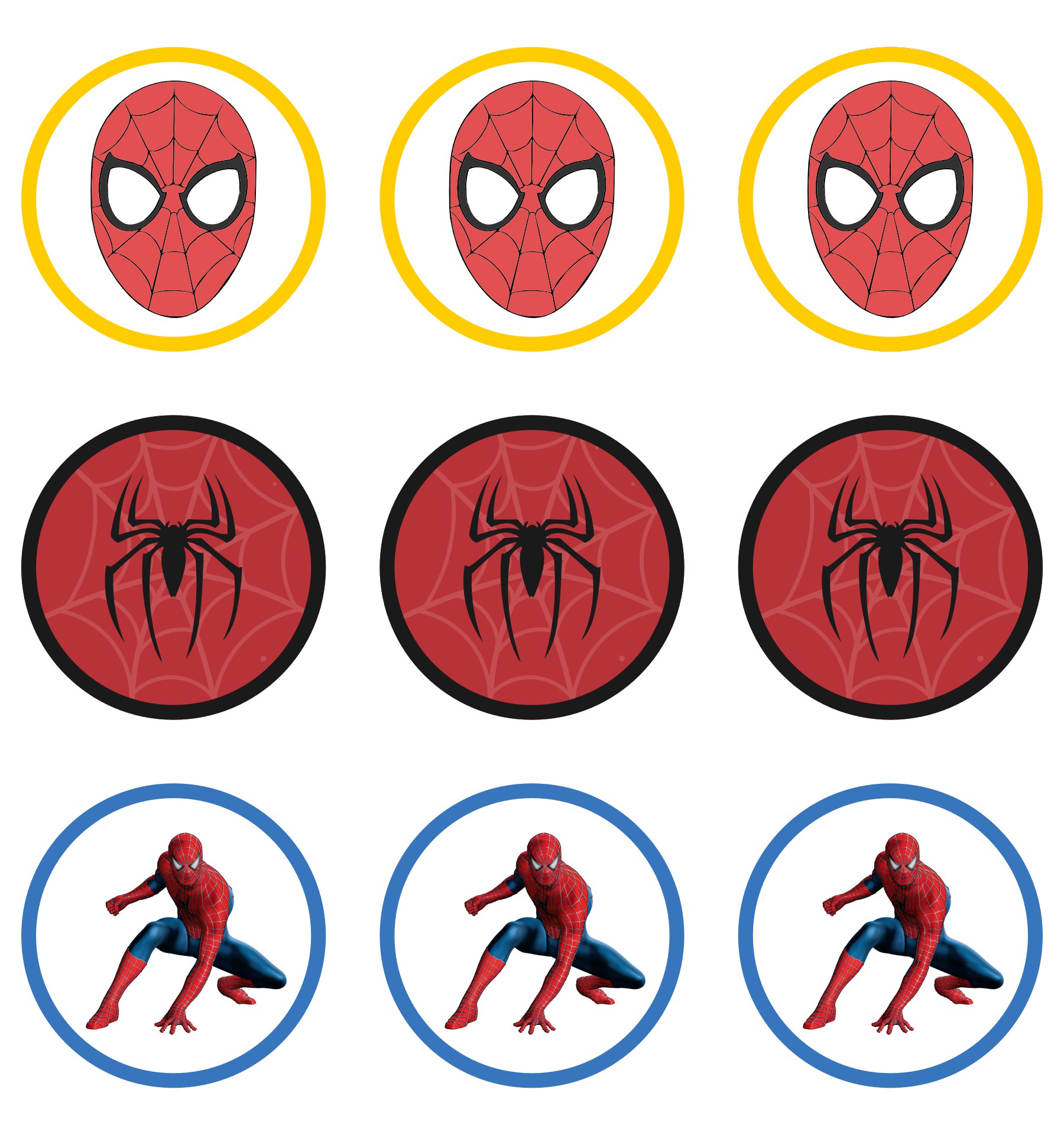 Spider-Man Symbol Party Decor Printable