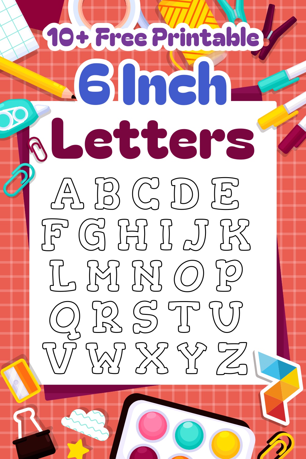 6 Inch Letters