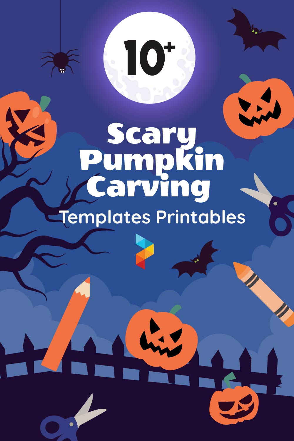 Scary Pumpkin Carving Templates