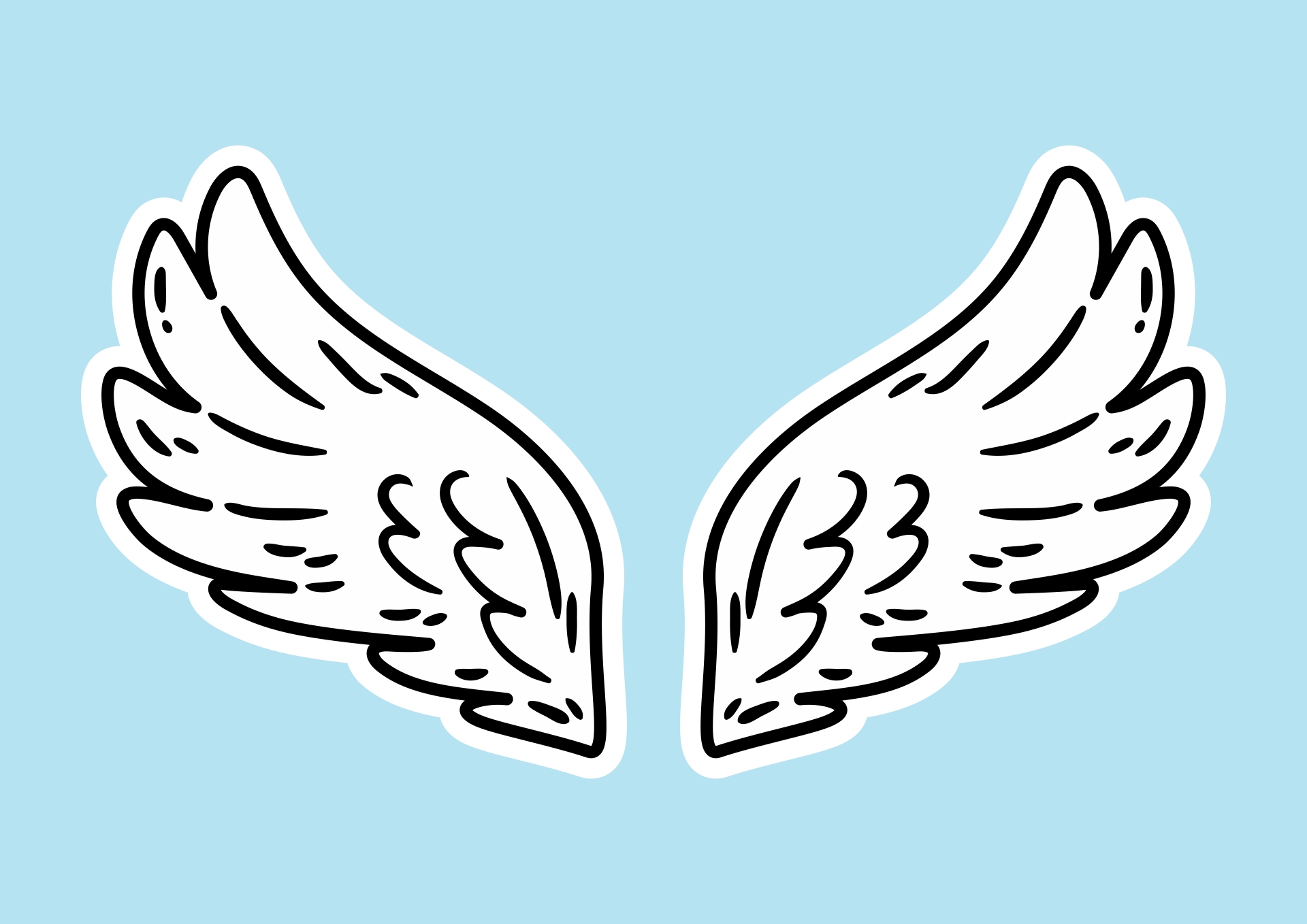 Angel Wings Printable Art