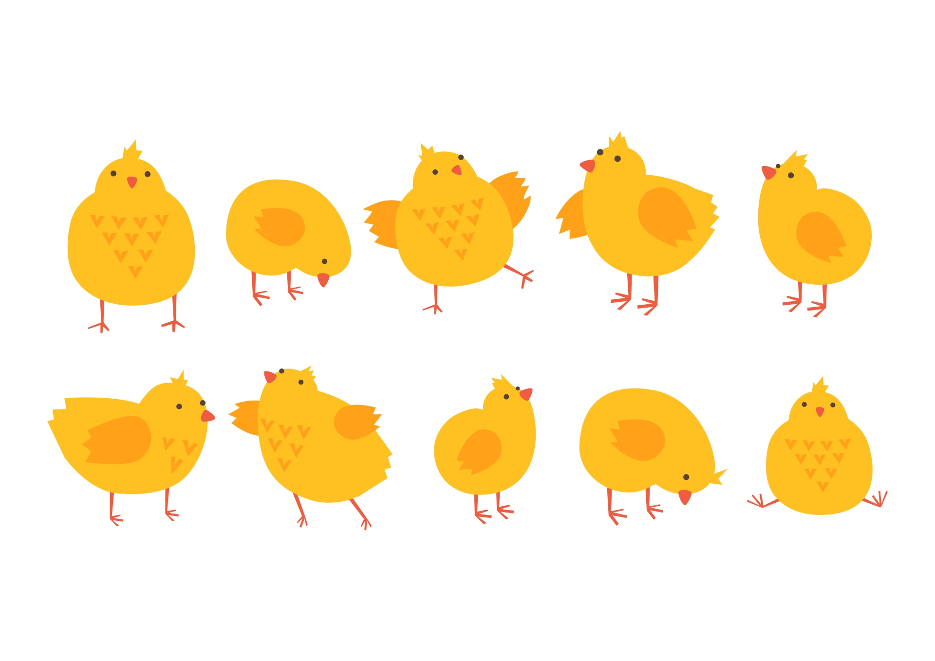 Baby Chick Printable Pattern