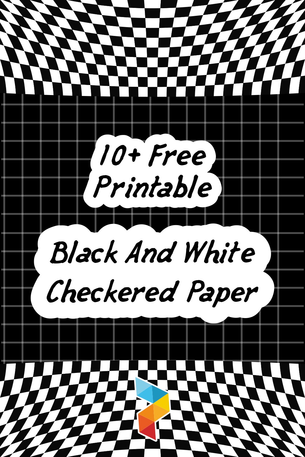 Black And White Checkered Paper