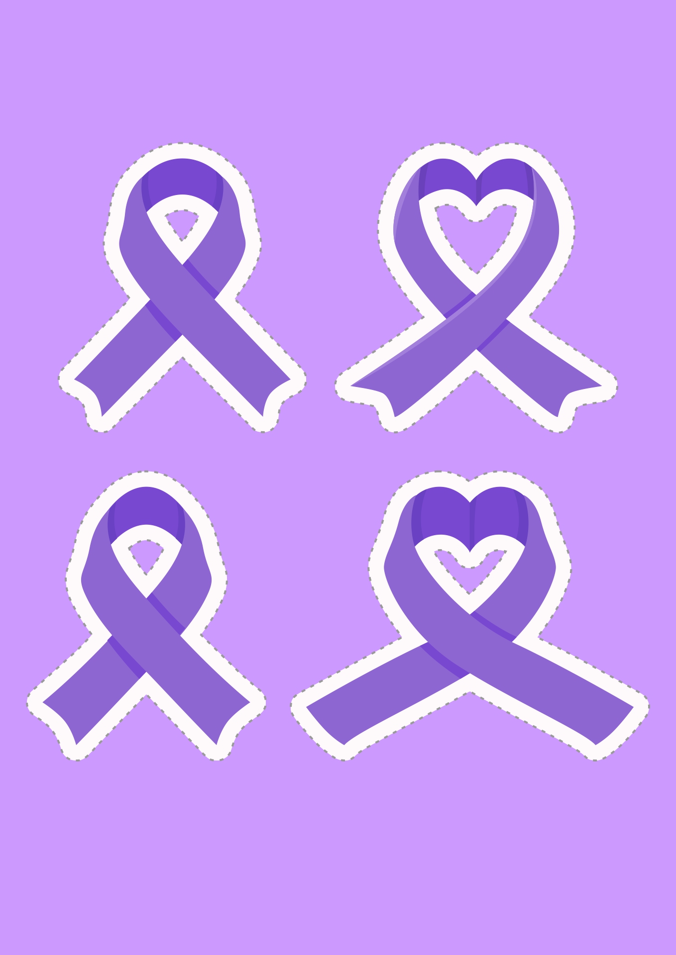 Cancer Ribbon Printable for Fundraising Event