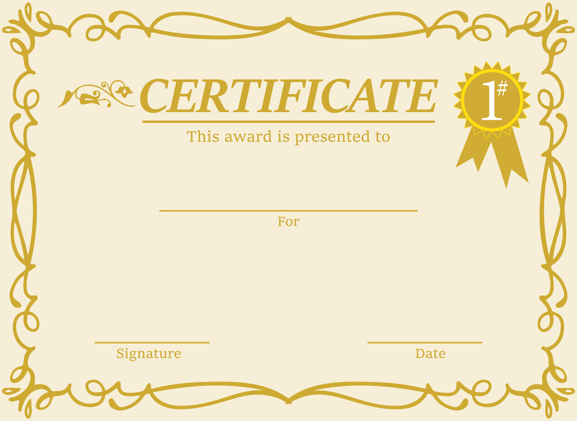 Exceptional Boss Achievement Certificate Template