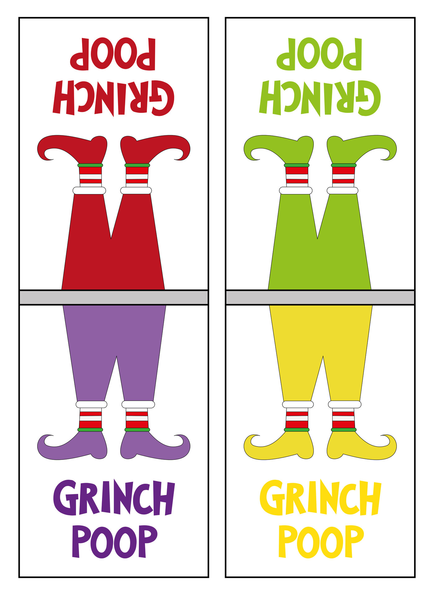 Festive Grinch Tic Tac Pack Decorations