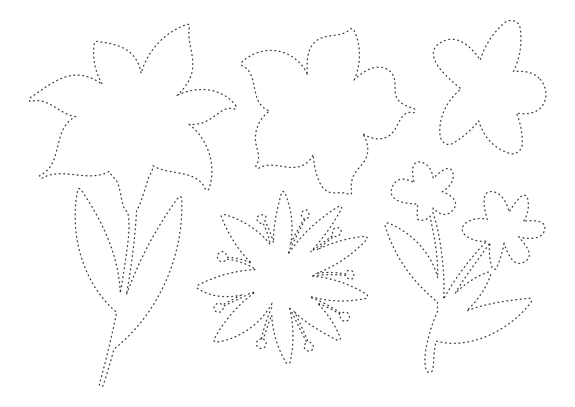 Floral String Art Templates Printable