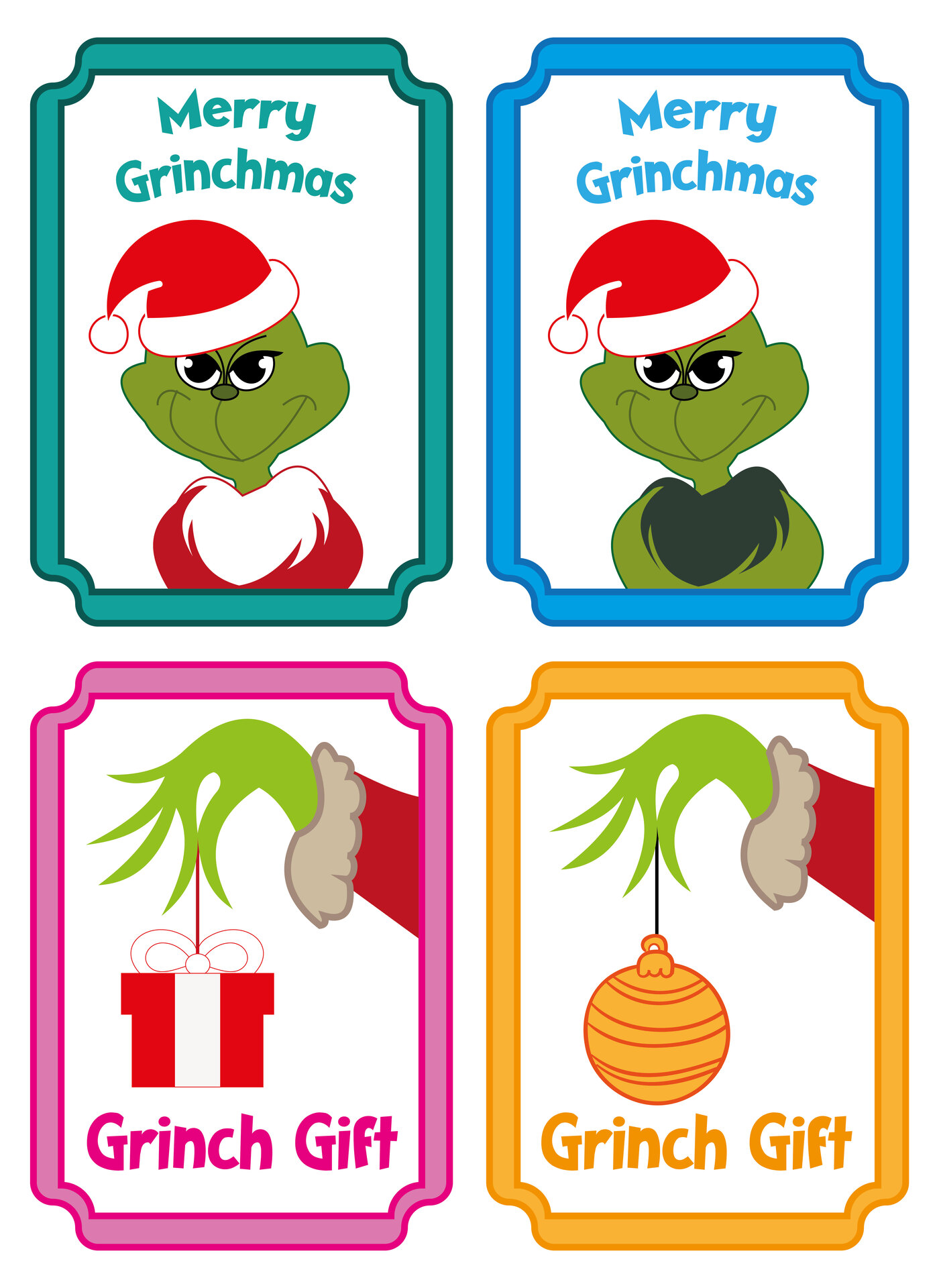 Grinch Christmas Party Tic Tac Accessories