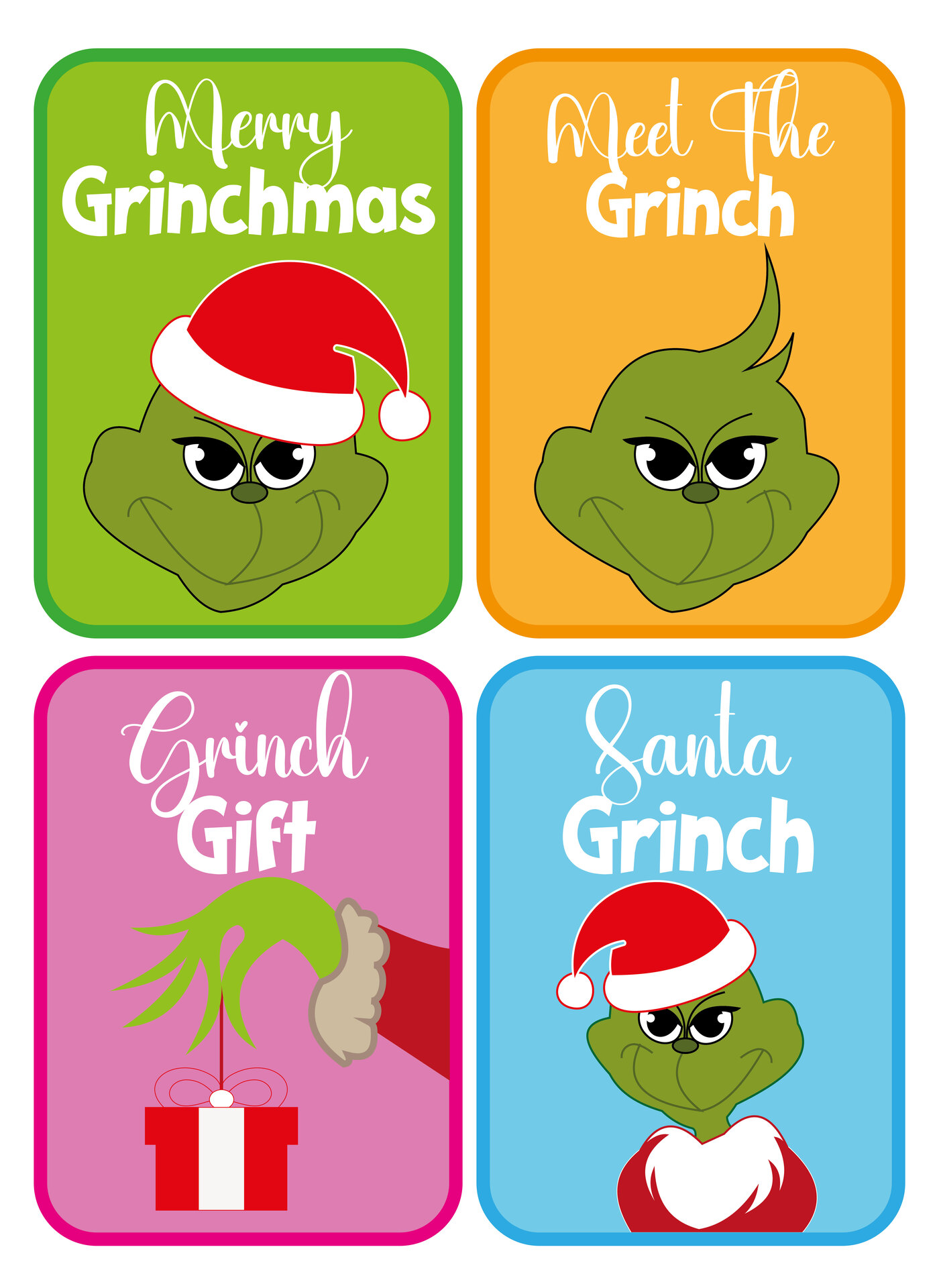 Grinch Inspired Tic Tac Labeling Ideas