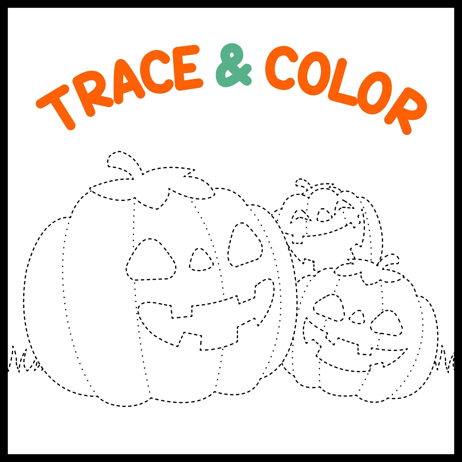 Halloween Pumpkin Activity Pages