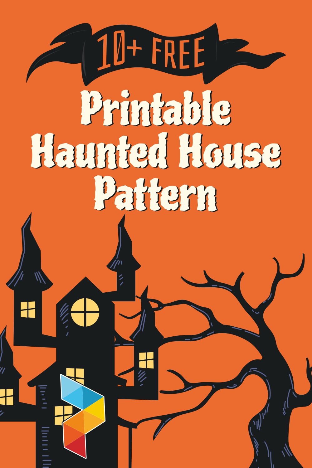 Haunted House Pattern Printable