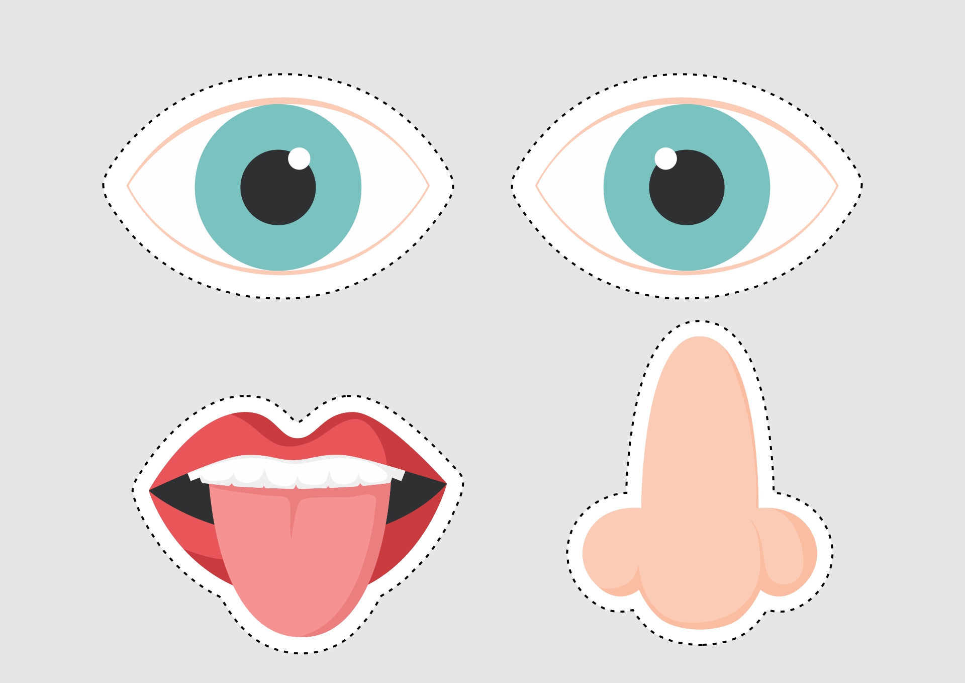 Kids Craft Eyes Nose Mouth Printables