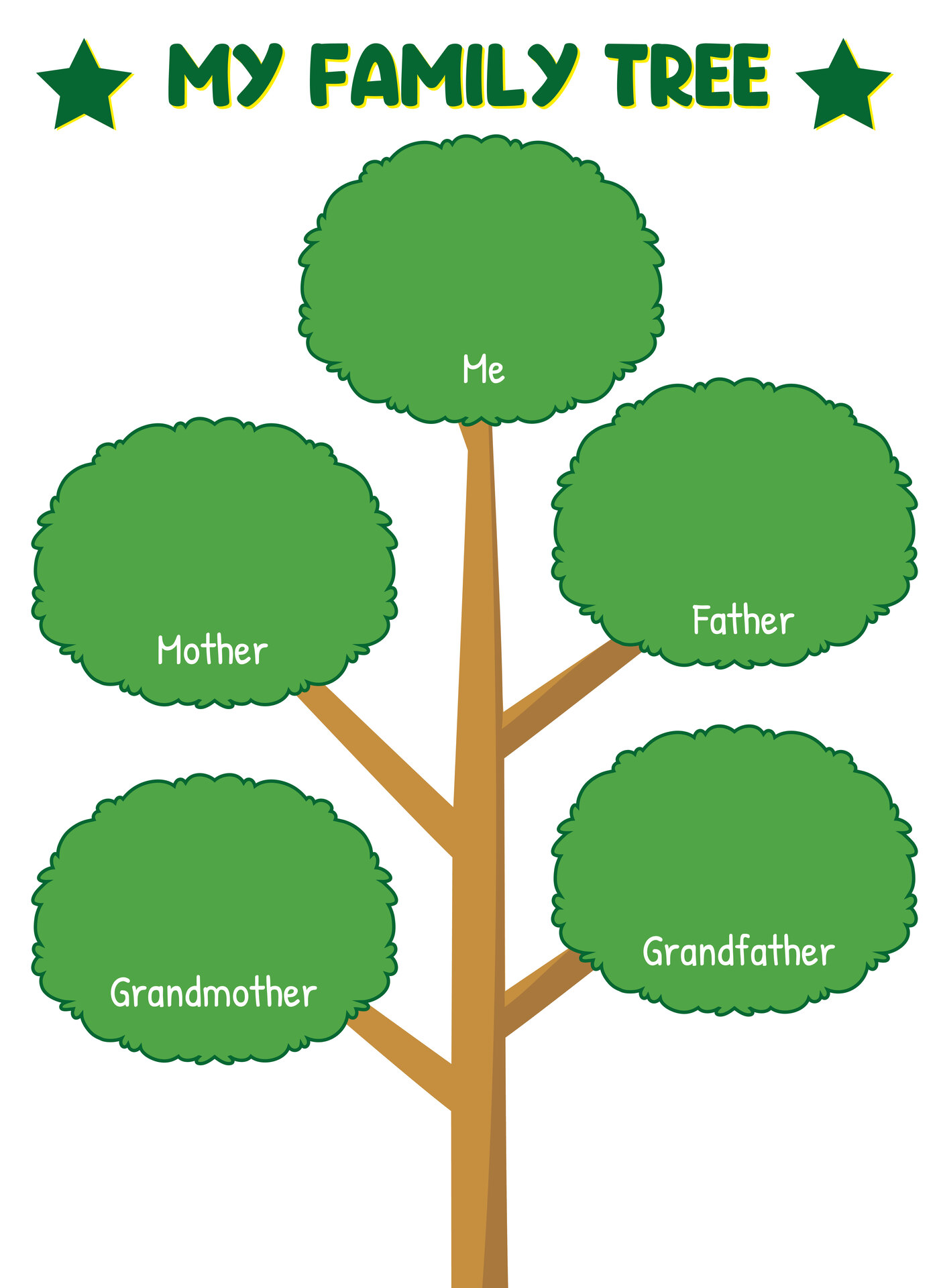 Kids Family Tree Project Printable