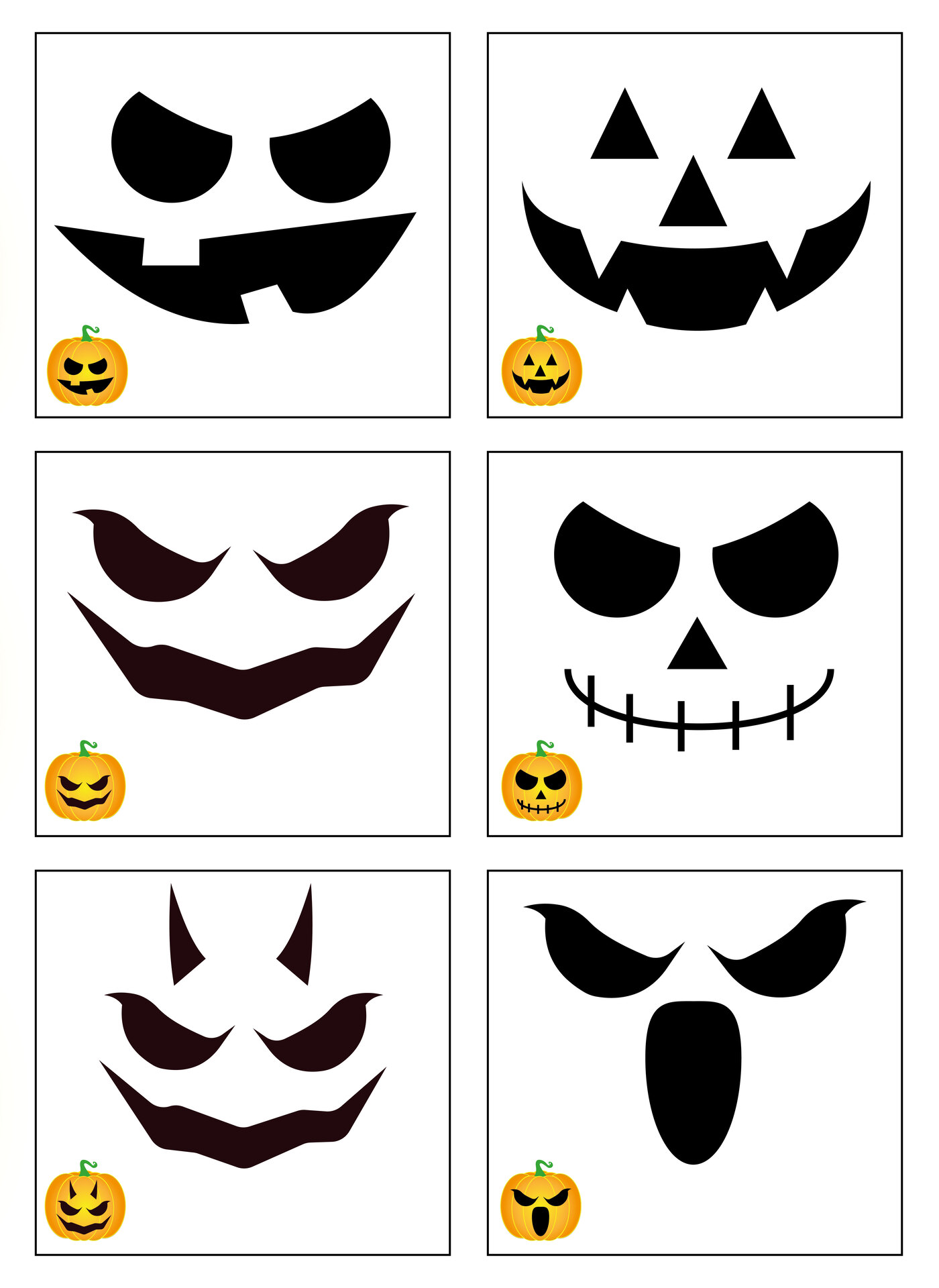 Kids Friendly Pumpkin Carving Patterns