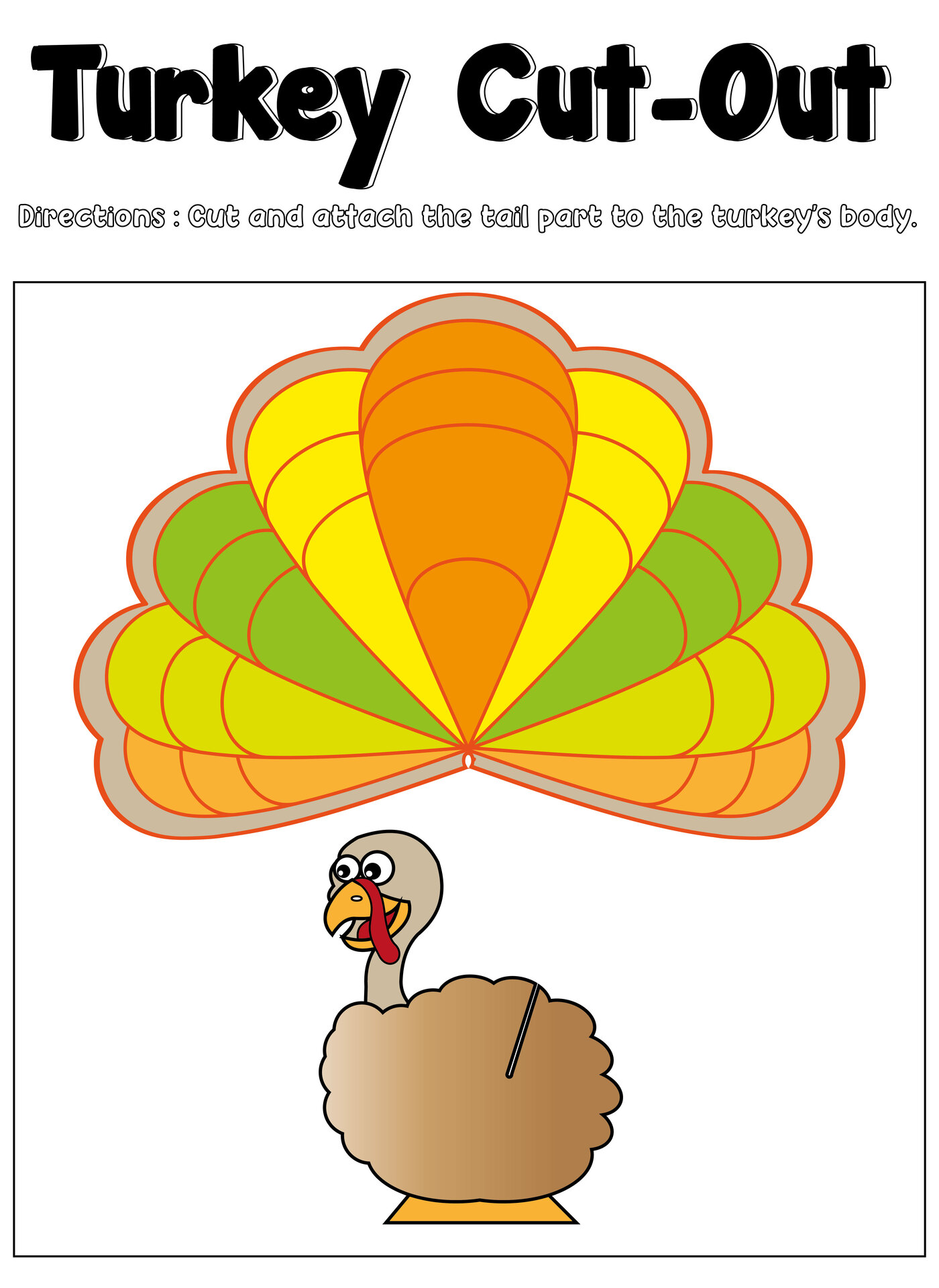 Kids Printable Thanksgiving Crafts Activities