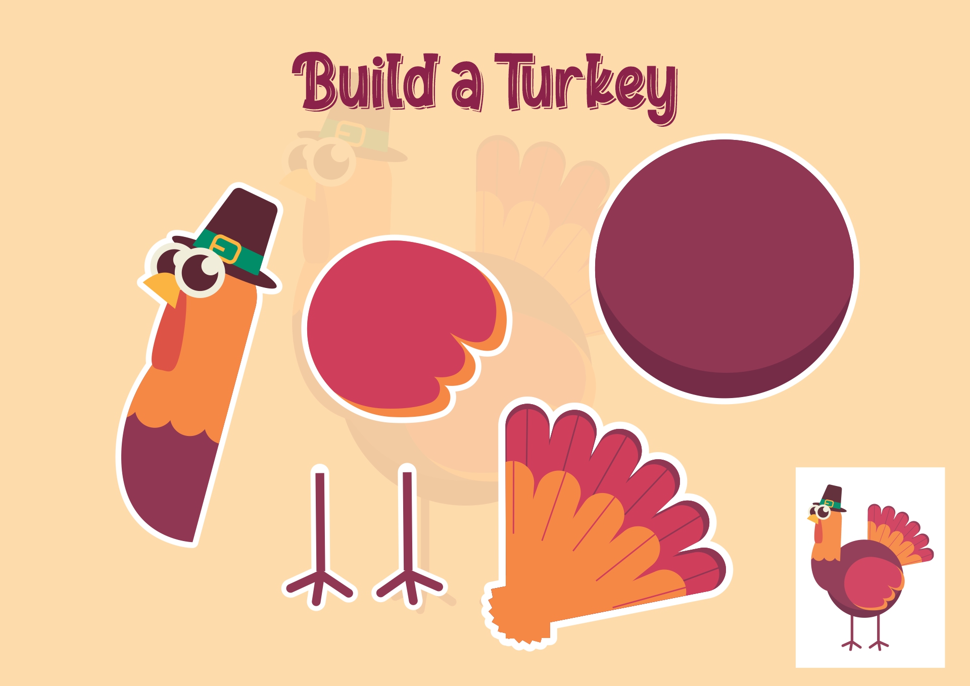 Kids Thanksgiving Craft Printables