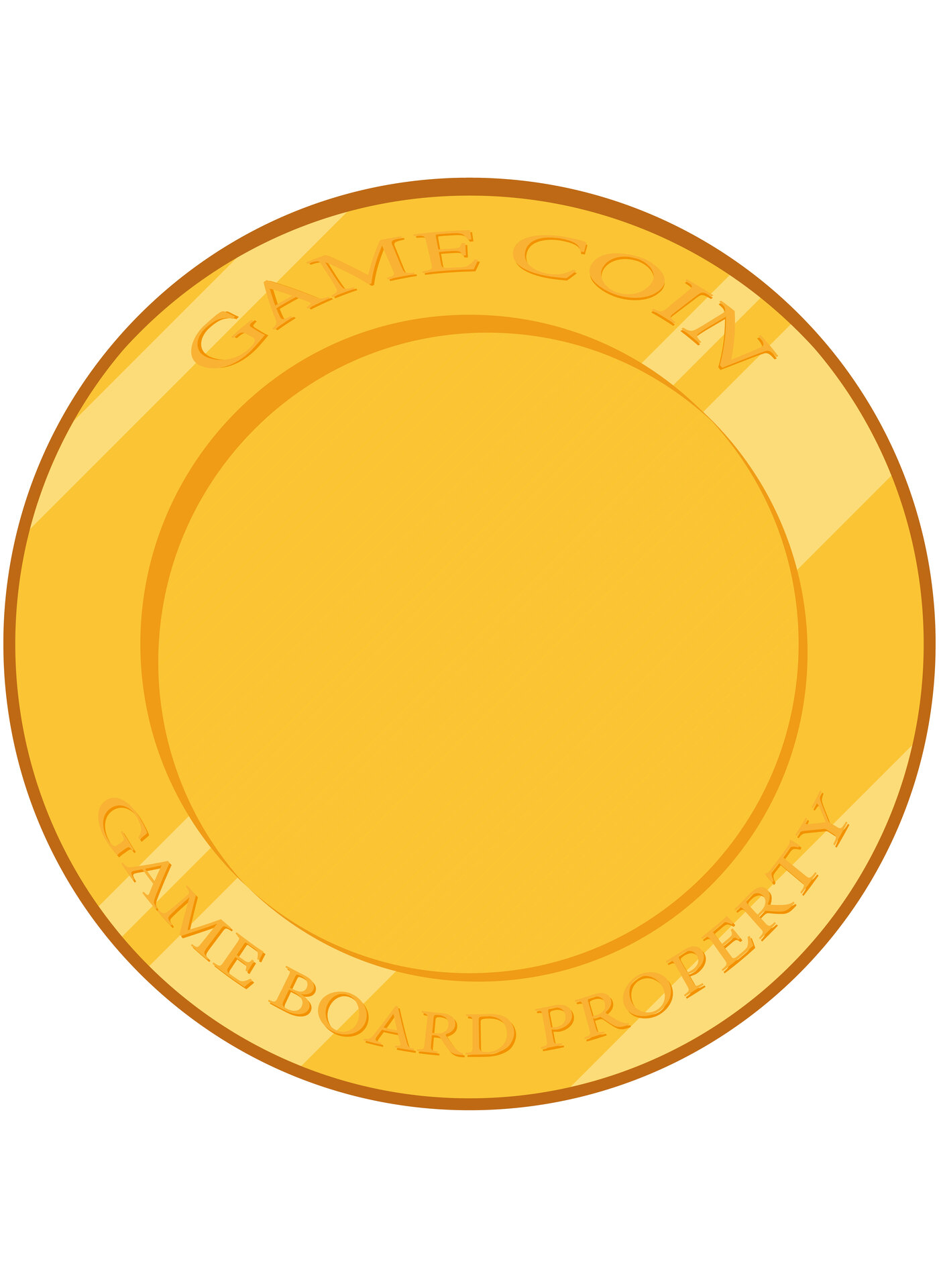 Large Printable Coins for Board Games