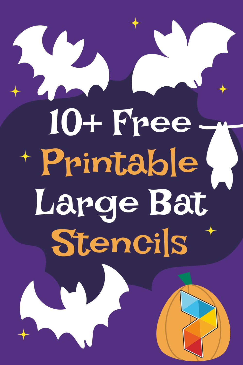 Large Bat Stencils