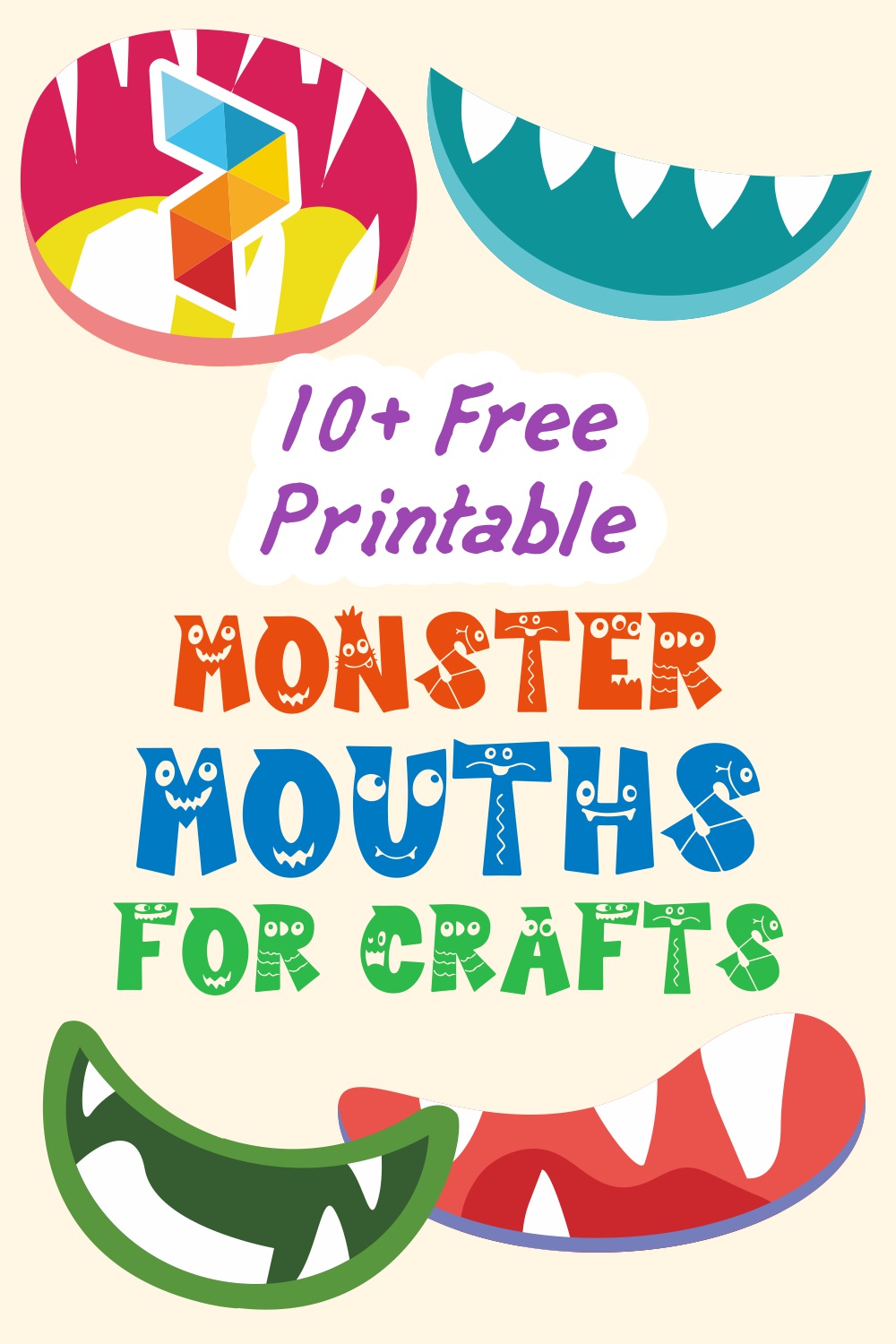 Monster Mouths For Crafts