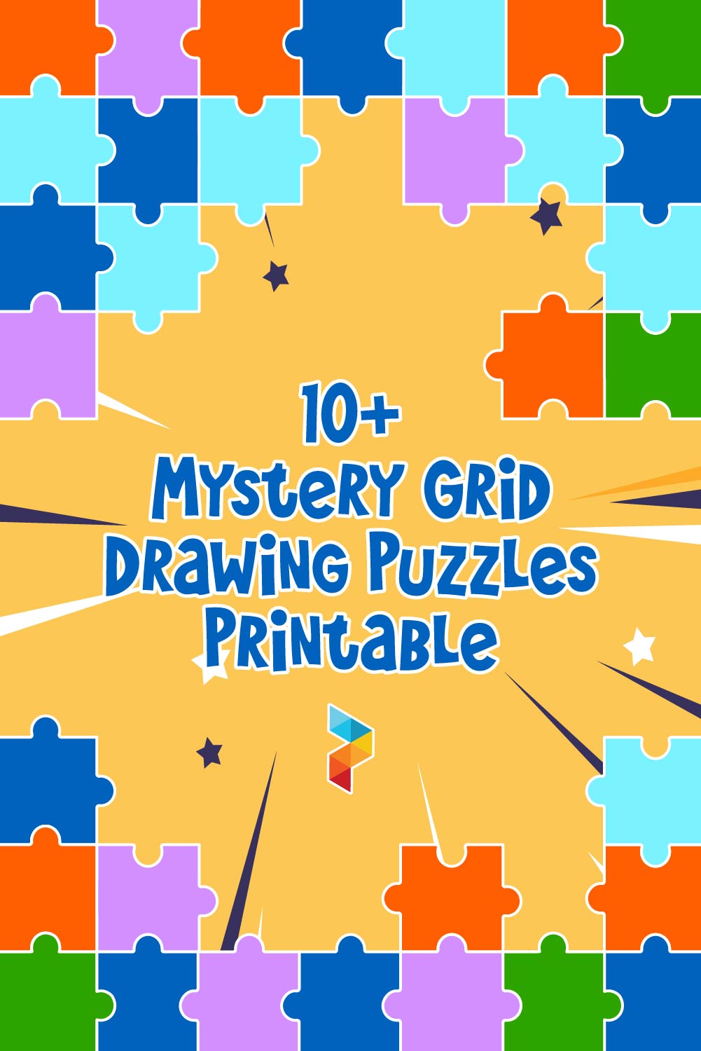 Mystery Grid Drawing Puzzles