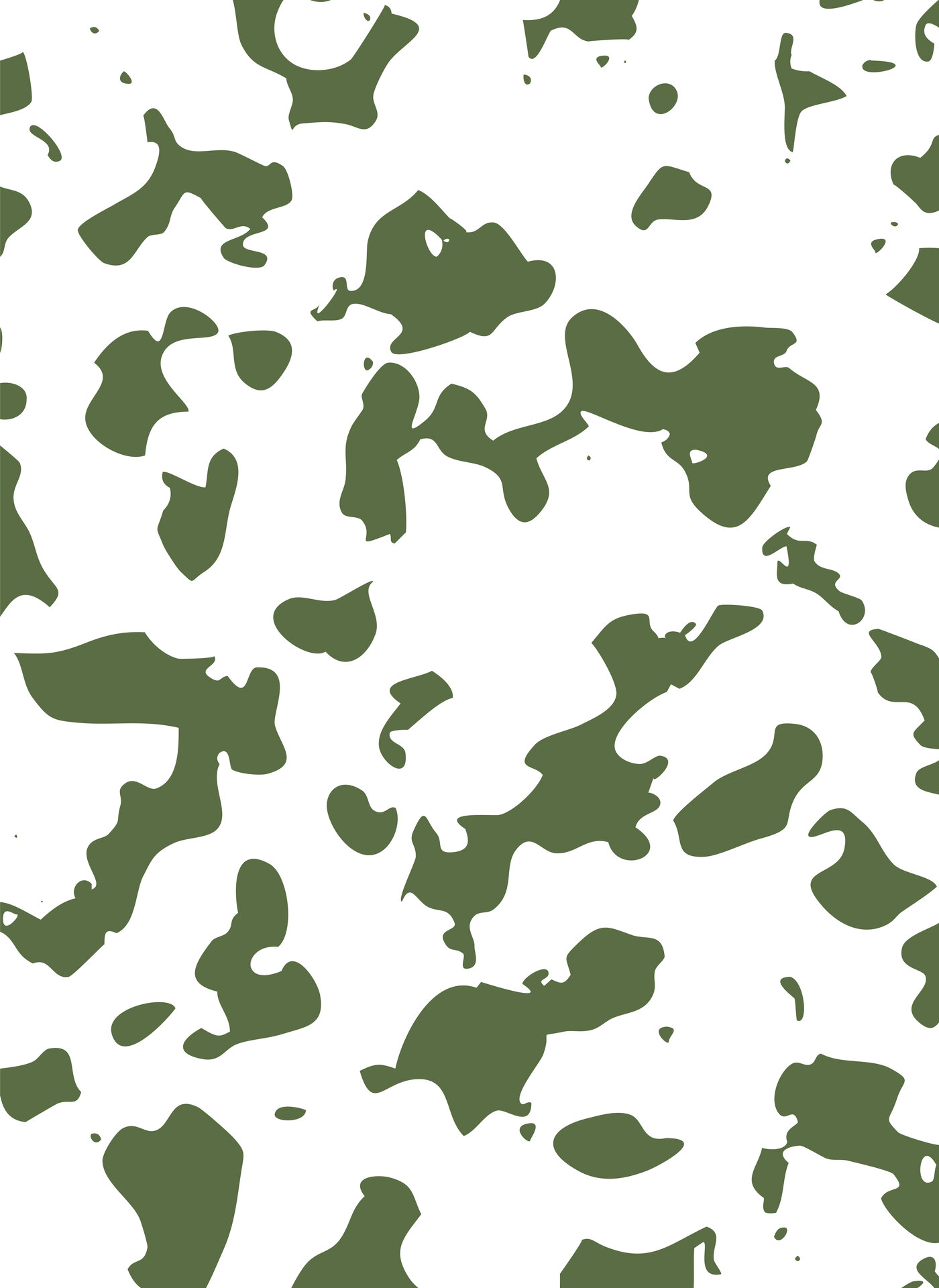 Outdoor Camouflage Pattern Stencils