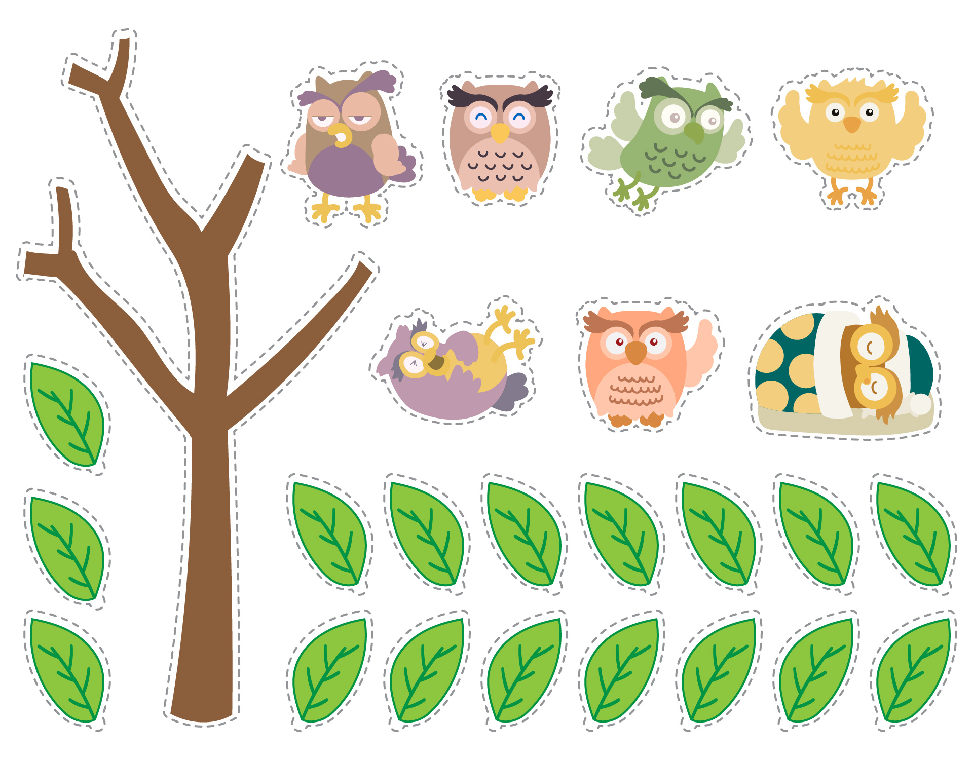 Owl Babies Themed Classroom Decorations